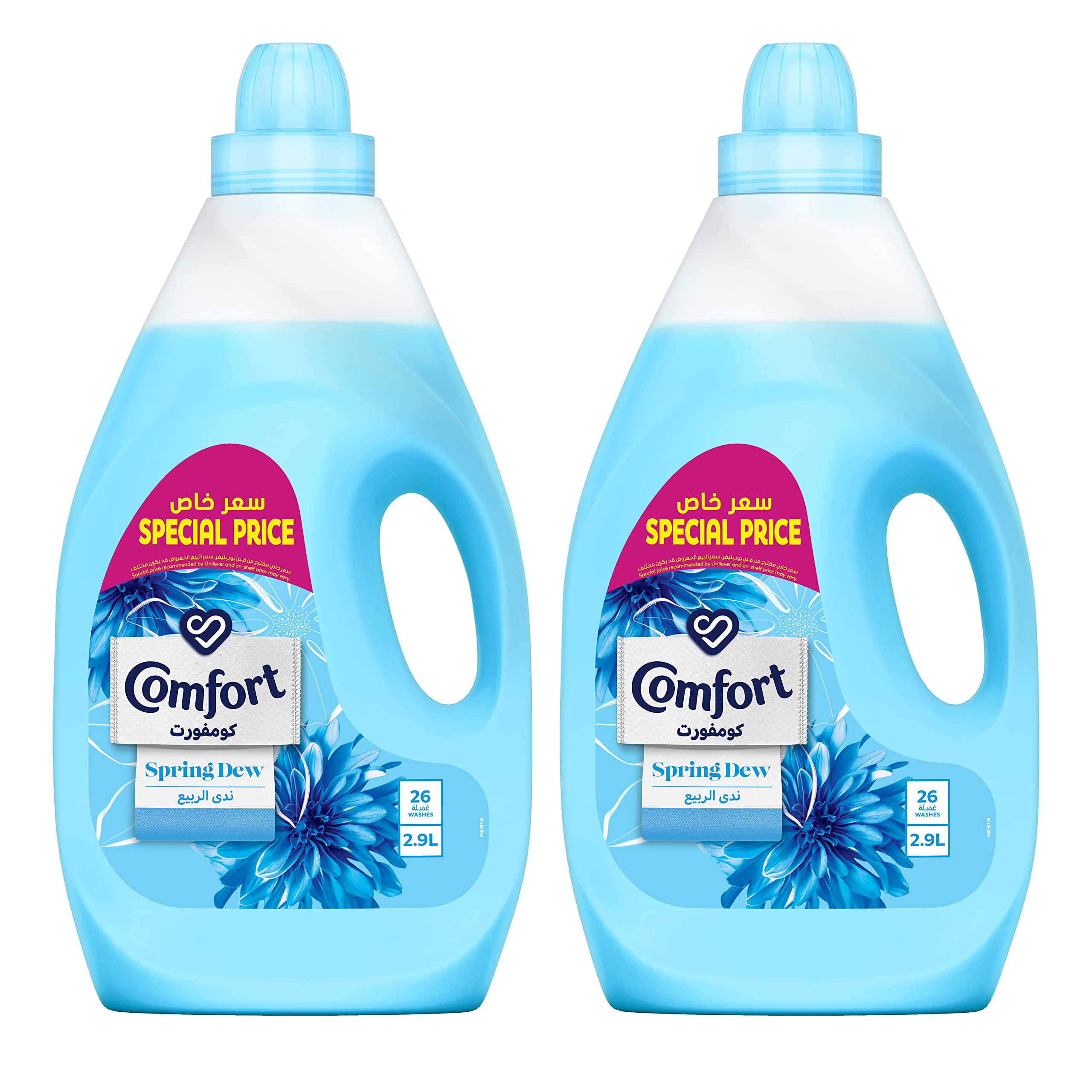 COMFORT Fabric Softener Spring Dew 2.9L (pack of 2)