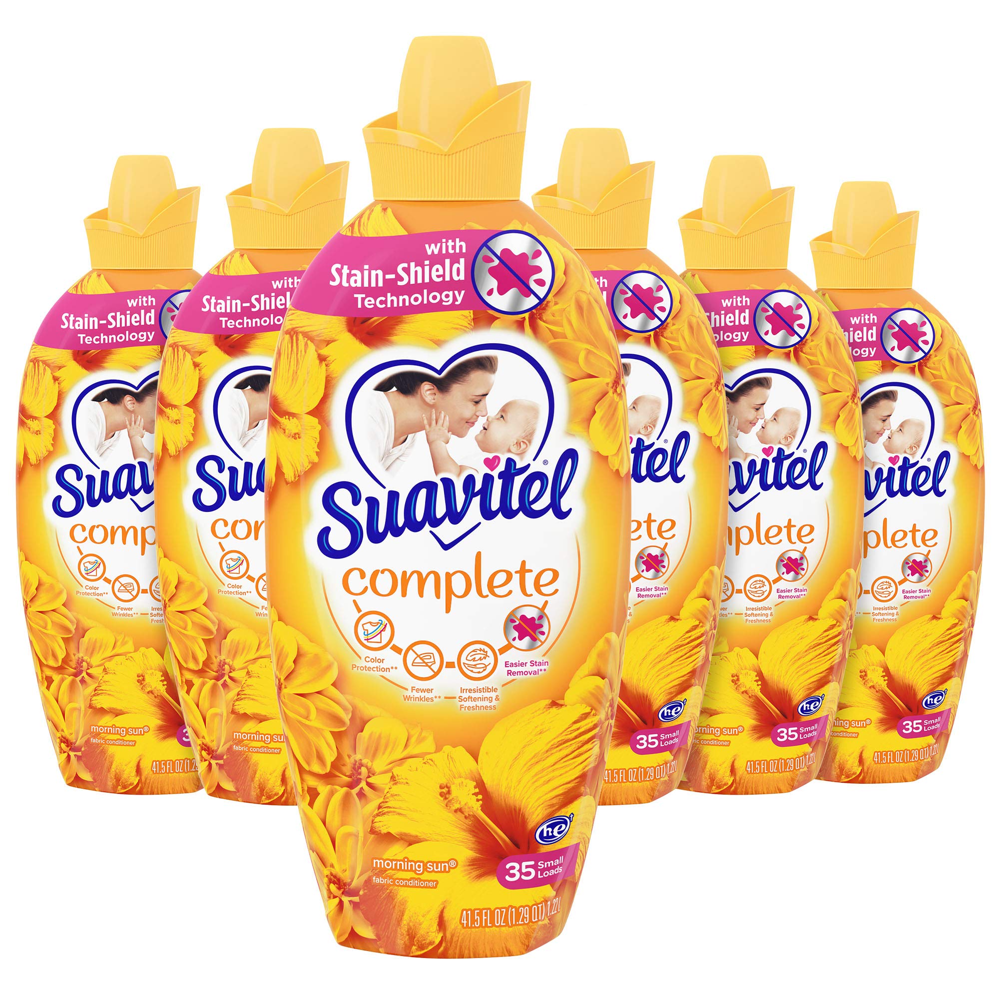 SuavitelMX07013A Complete Fabric Softener & Fabric Conditioner, Pack of 6