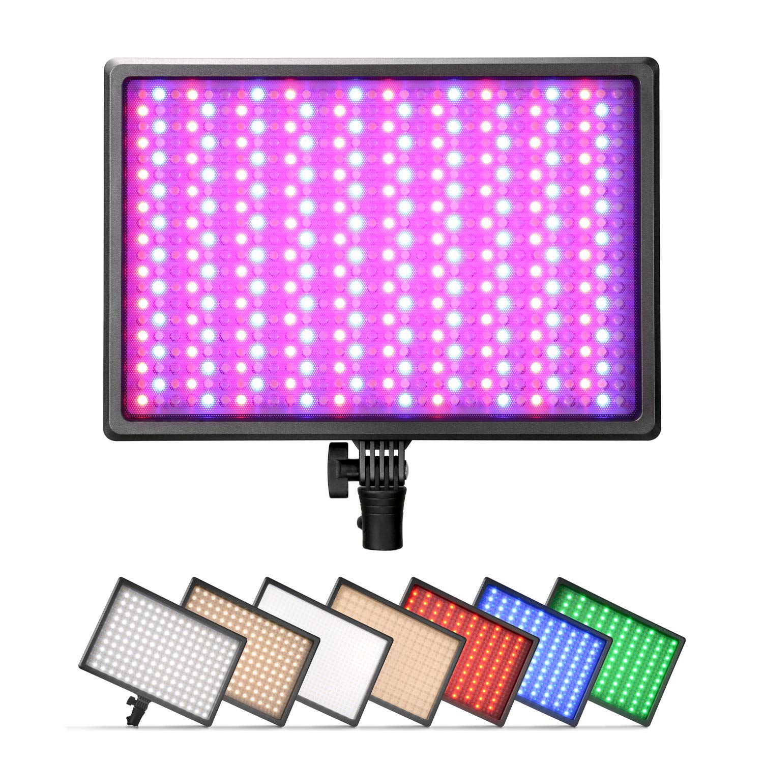 NanGuang RGB173 II Adjustable Bicolor Tuneable RGB Dimmable Hard and Soft Light AC/Battery Powered LED Panel