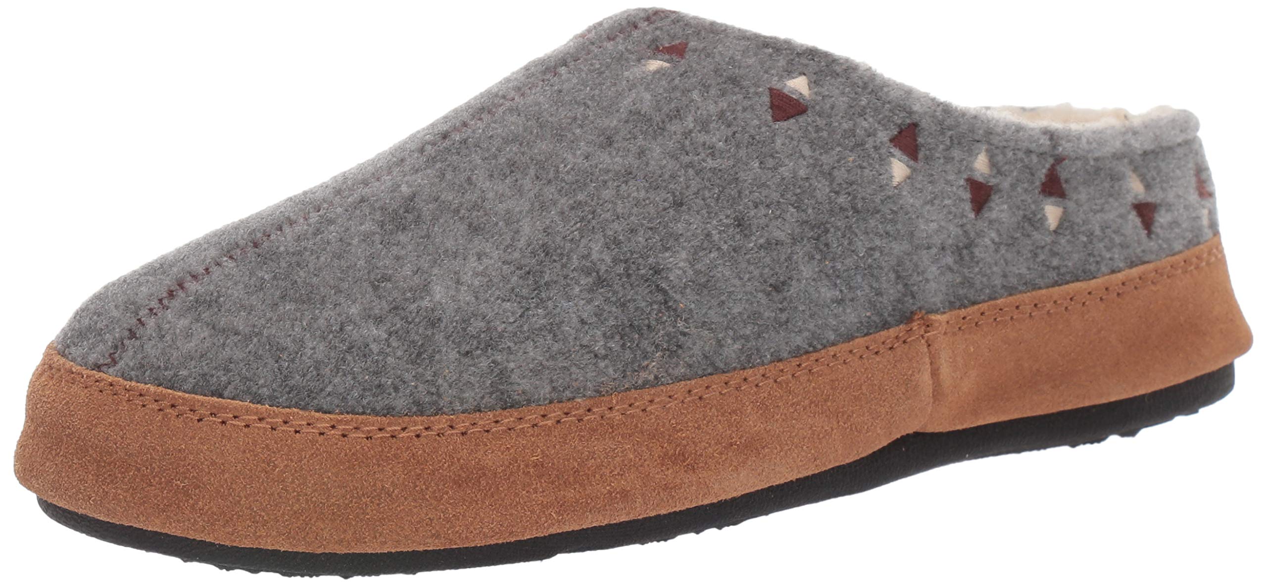 AcornWomen's Clog Slipper, Multi-Layer Memory Foam Footbed with a Soft Berber Lining and Suede Sidewall