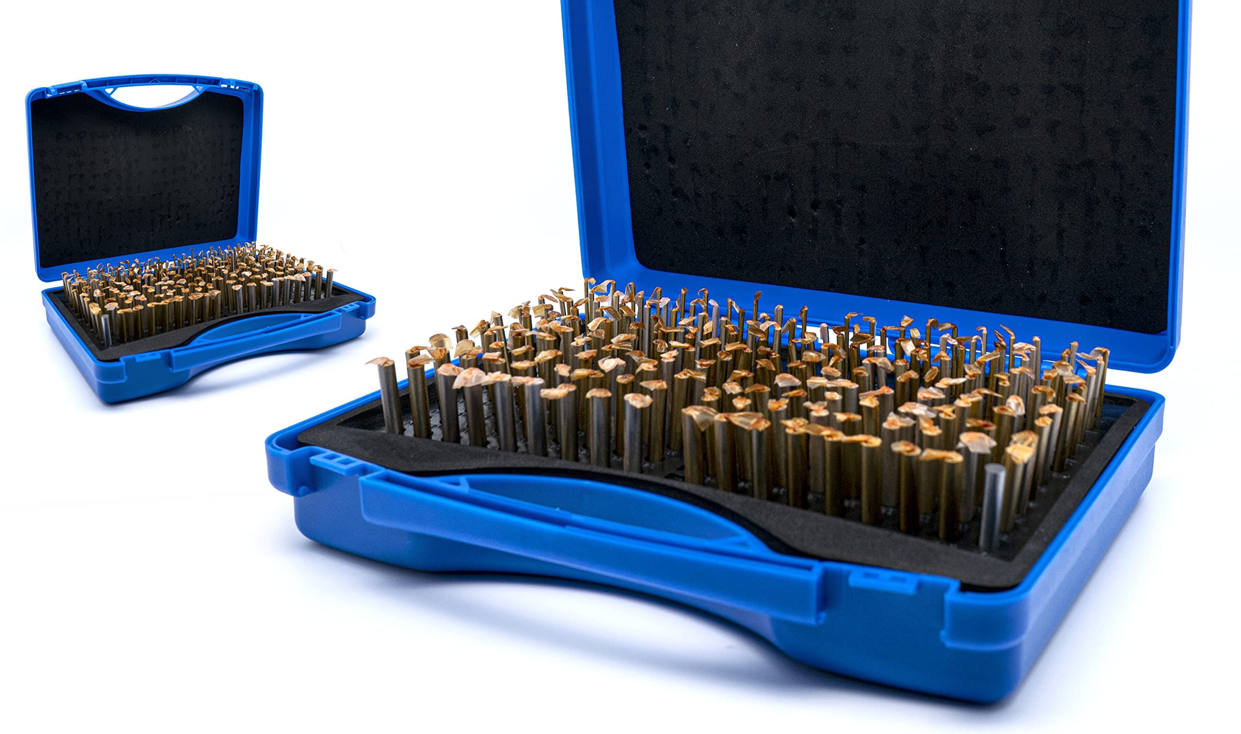 190 PCS M1 (0.061-0.250") Minus Steel PIN GAGE Set ;Plastic CASE (M1-0.061-0.250 190PCS)