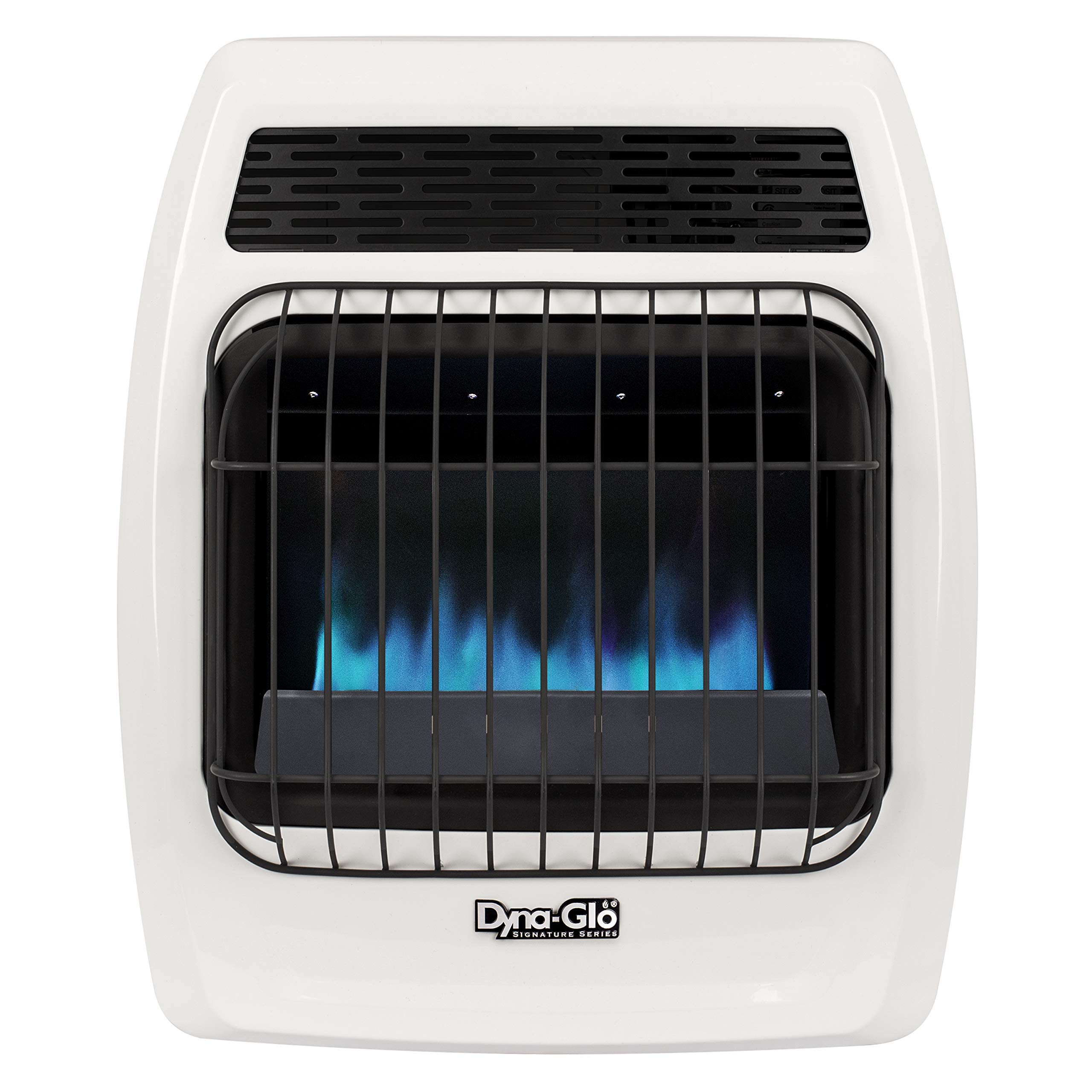 Dyna-GloBFSS10NGT-2N 10,000 BTU Natural Gas Blue Flame Thermostatic Vent Free Wall Heater, White