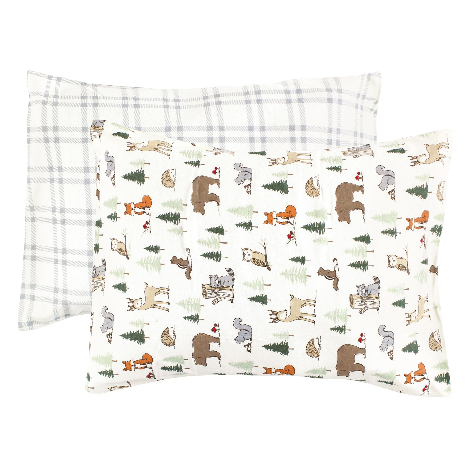 Hudson BabyHudson Baby Unisex Baby and Toddler Cotton Toddler Pillow Case, Forest Animals, One Size