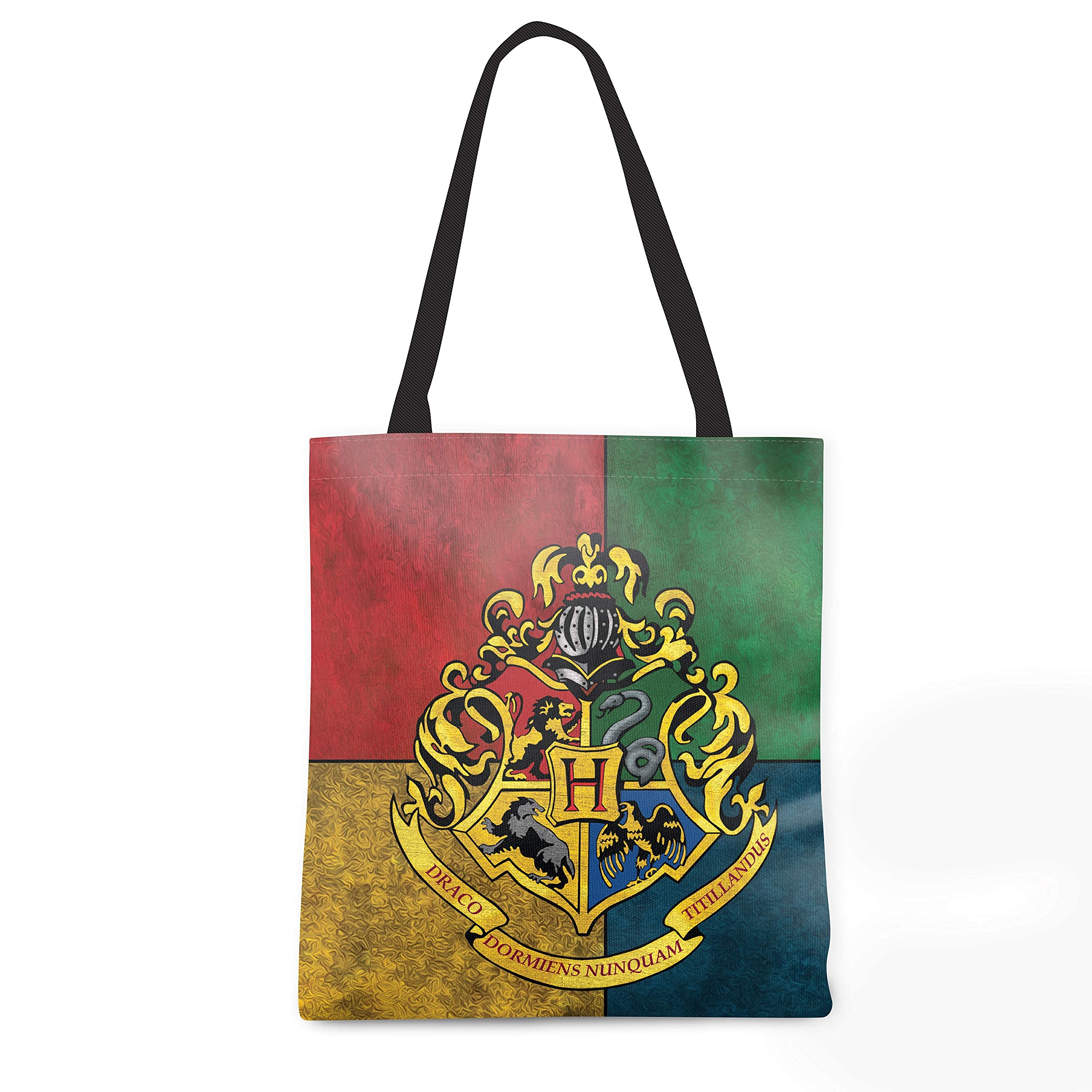 MCSID RAZZHarry Potter Design Large Canvas Handbags Tote Bag for Grocery, Shopping | Shoulder Bags for Women -Officially Licensed By Warner Bros, USA