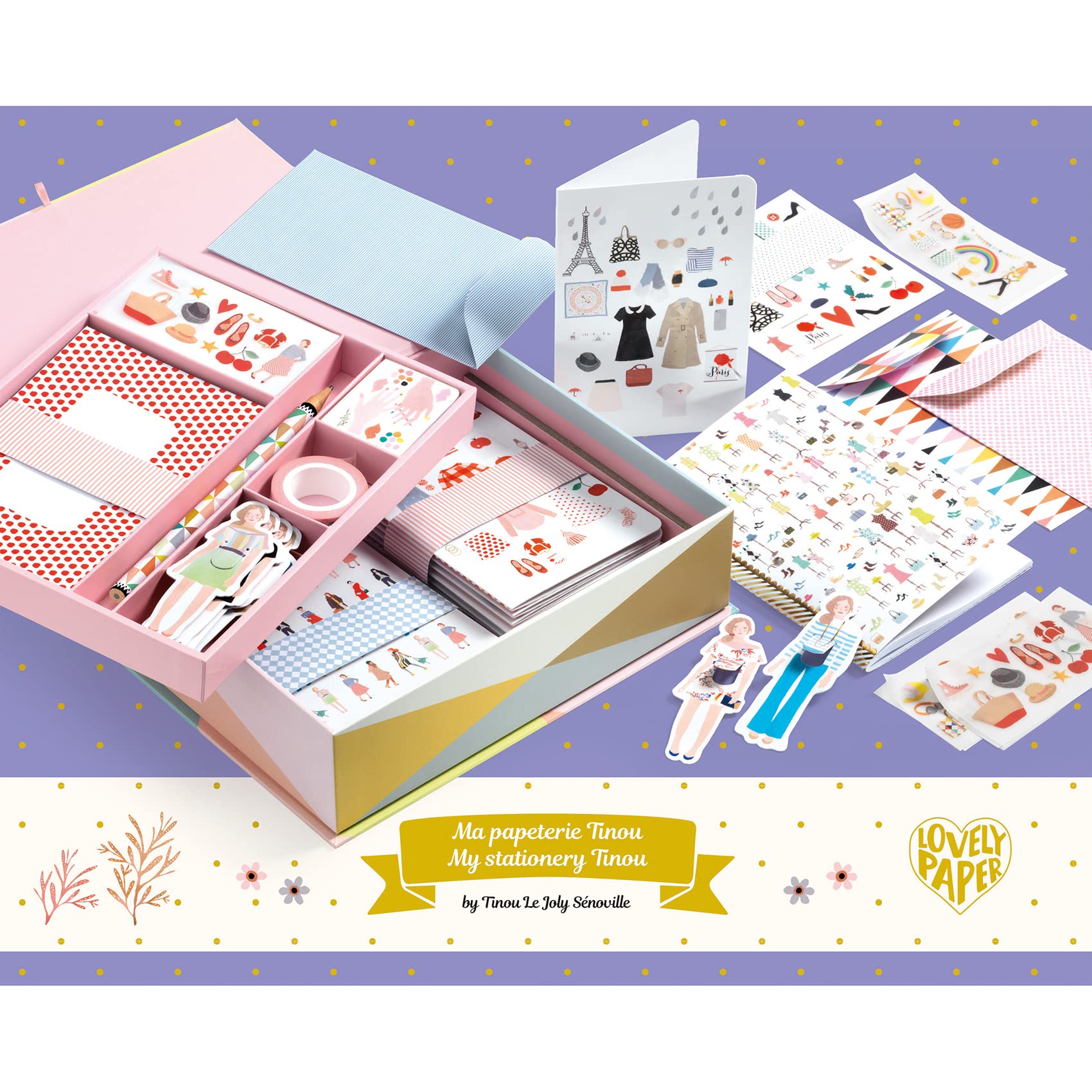 Djeco Tinou Stationery Box