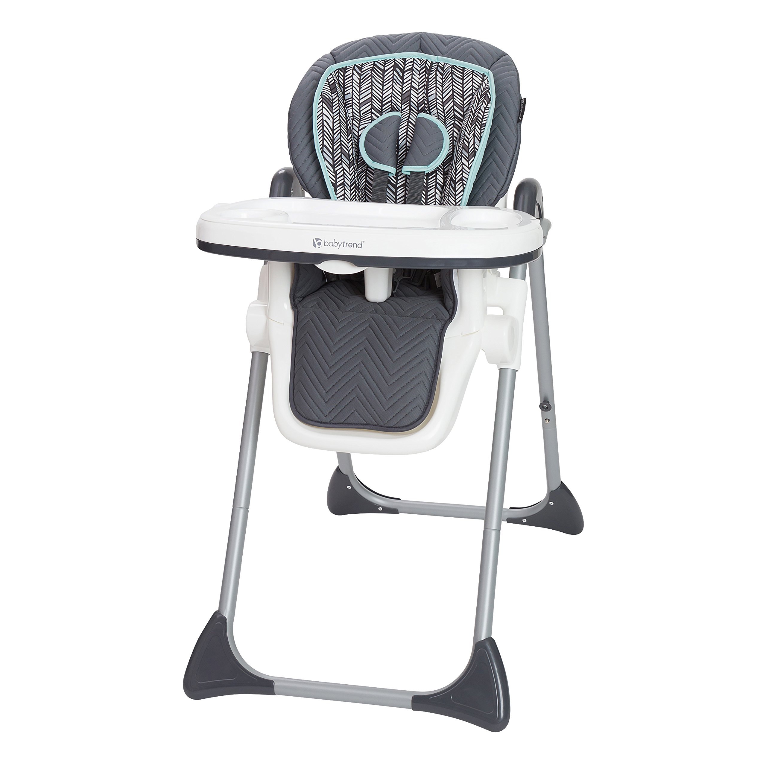 Baby Trend Tot Spot 3 in 1 High Chair Gray/Mint/Green, 1 Piece, Gray and mint green