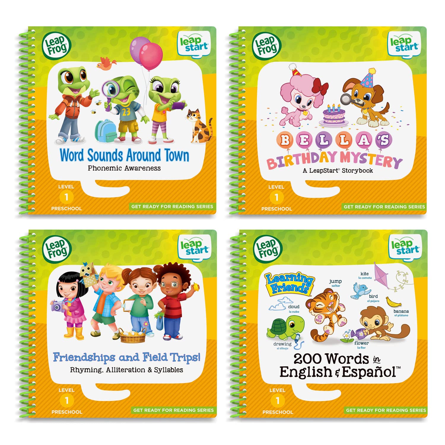 LeapFrogLeapStart Get Ready for Reading 4-Pack Book Set