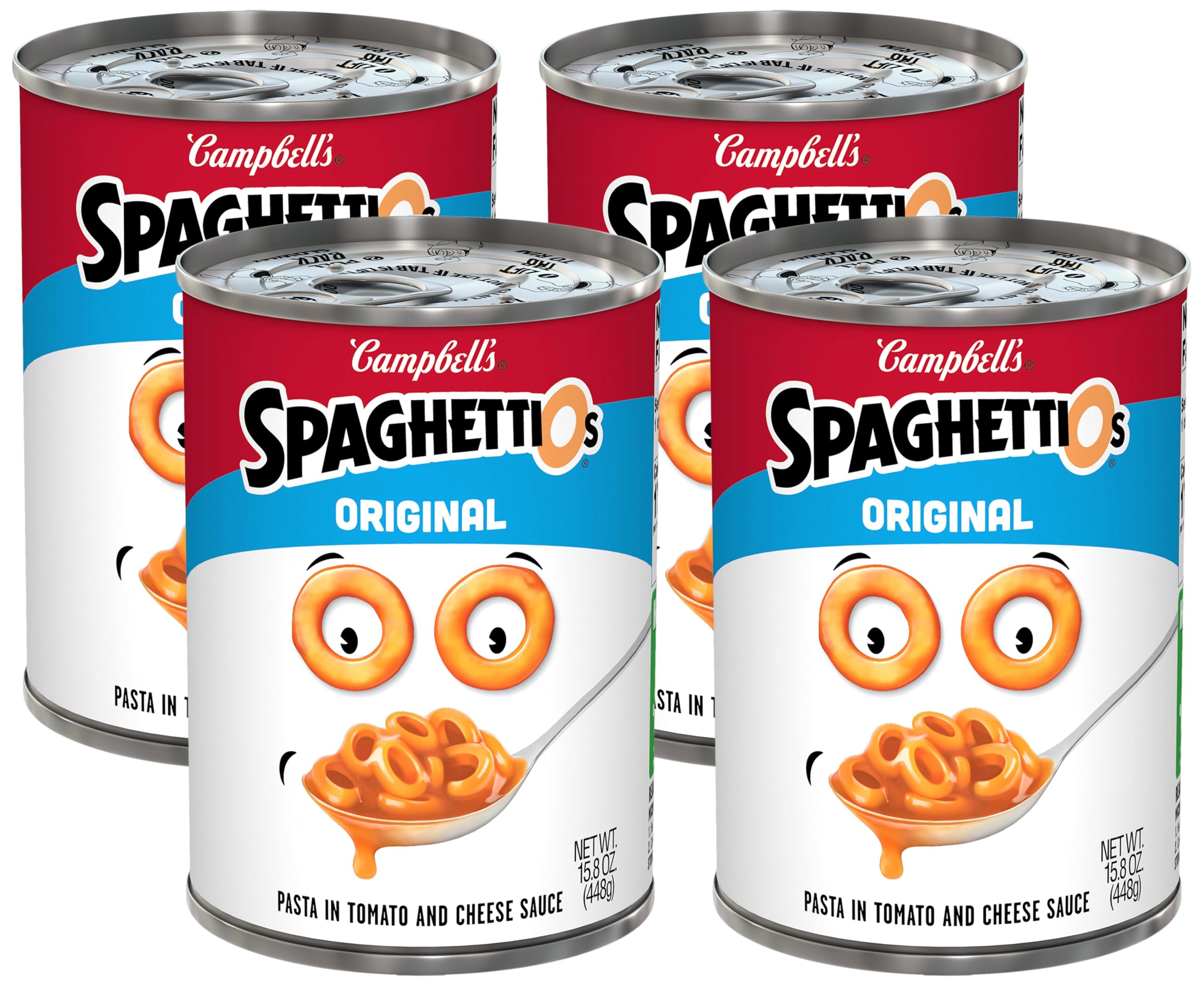 SpaghettiOs Original Canned Pasta, 15.8 oz Can (Pack of 4)