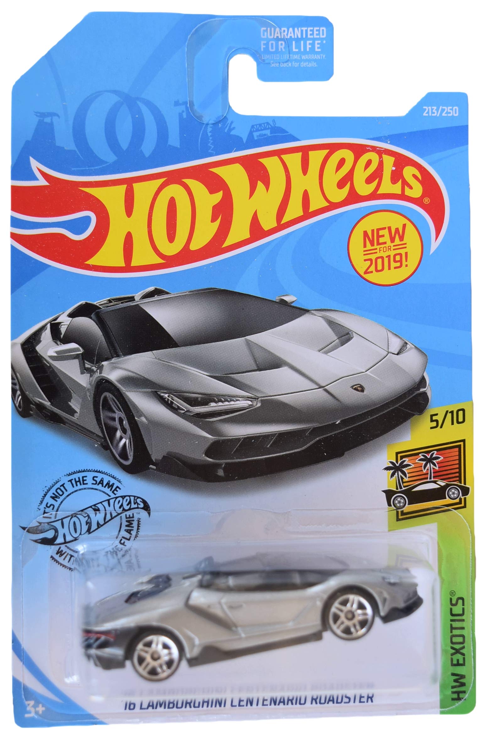 Hot Wheels HW Exotics 5/10 '16 Centenario Roadster 213/250, Silver