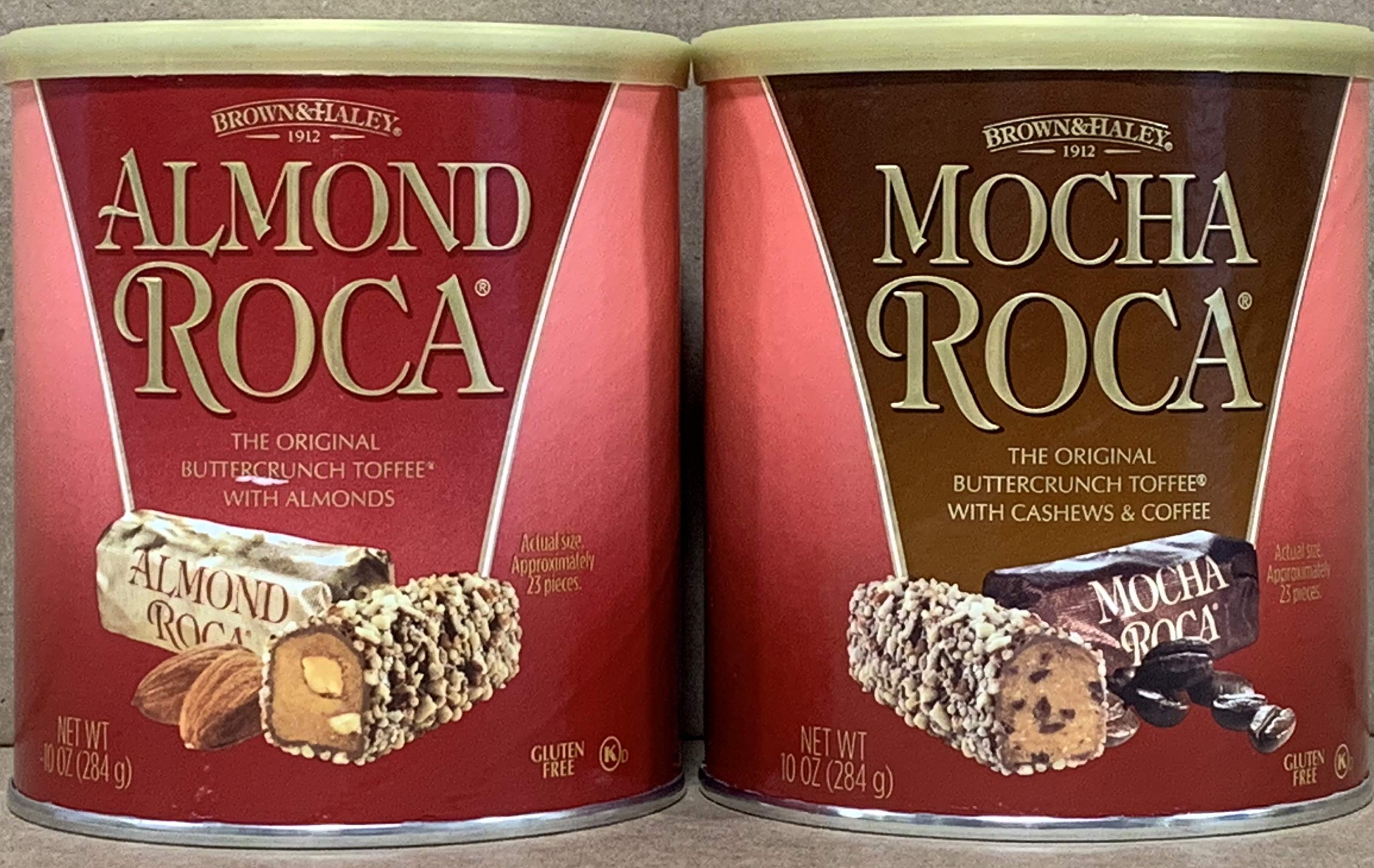 KC CommerceAlmond Roca 10 Ounce Canister Variety Pack (Original and Mocha)