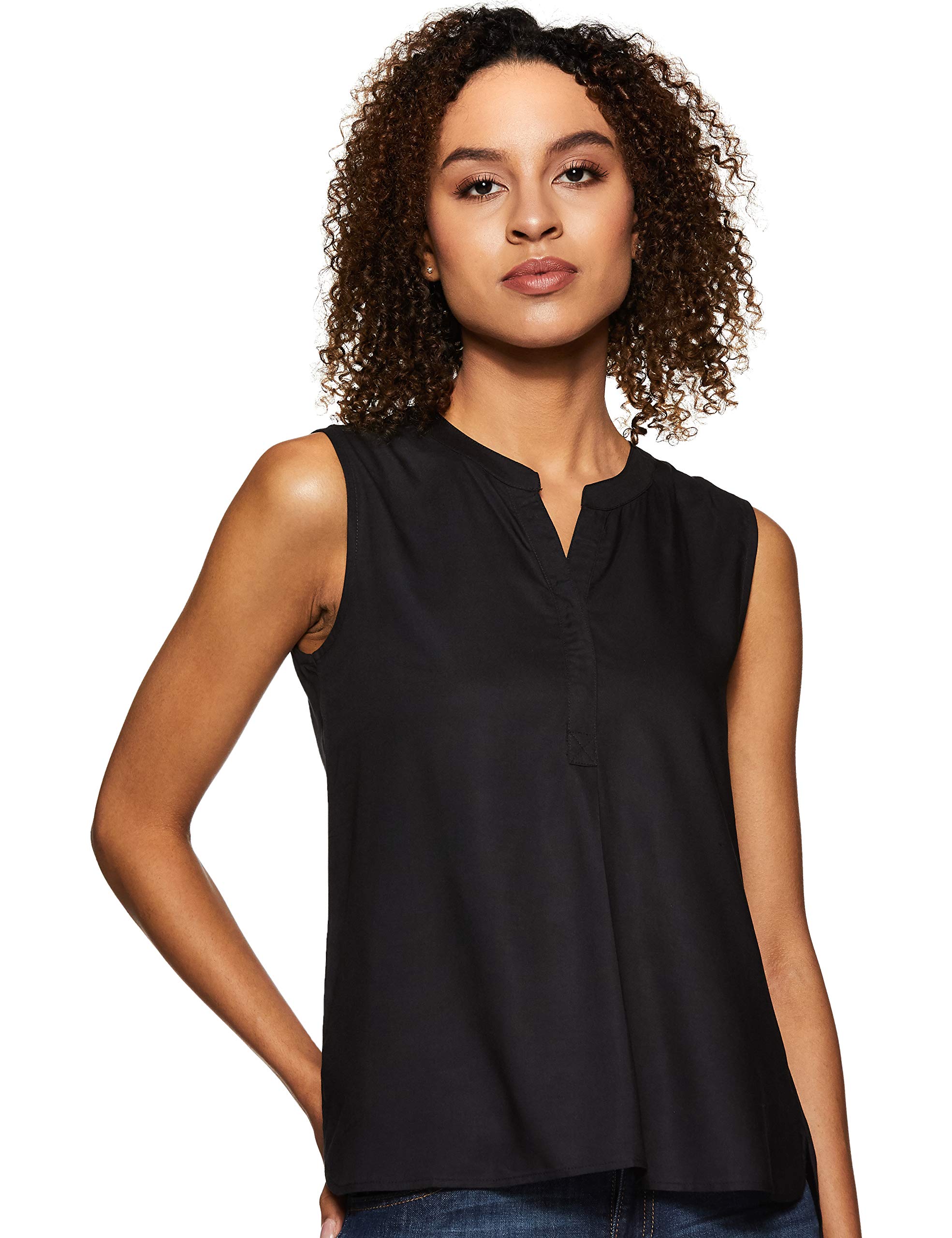 Amazon Brand - SymbolWomen's Solid Regular Fit Top