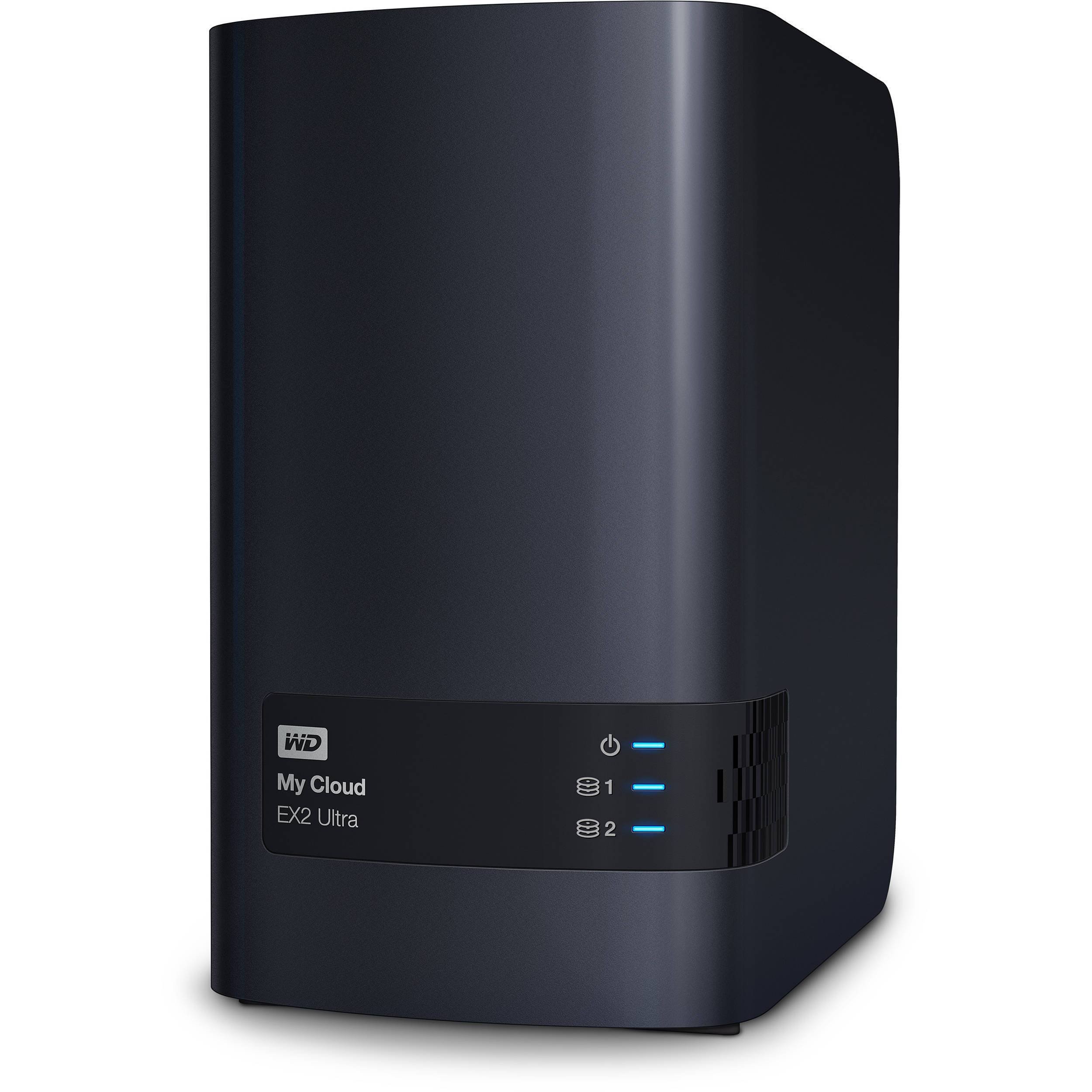 Western Digital 8TB My Cloud EX2 Ultra Network Attached Storage - NAS - Western DigitalBVBZ0080JCH-NESN