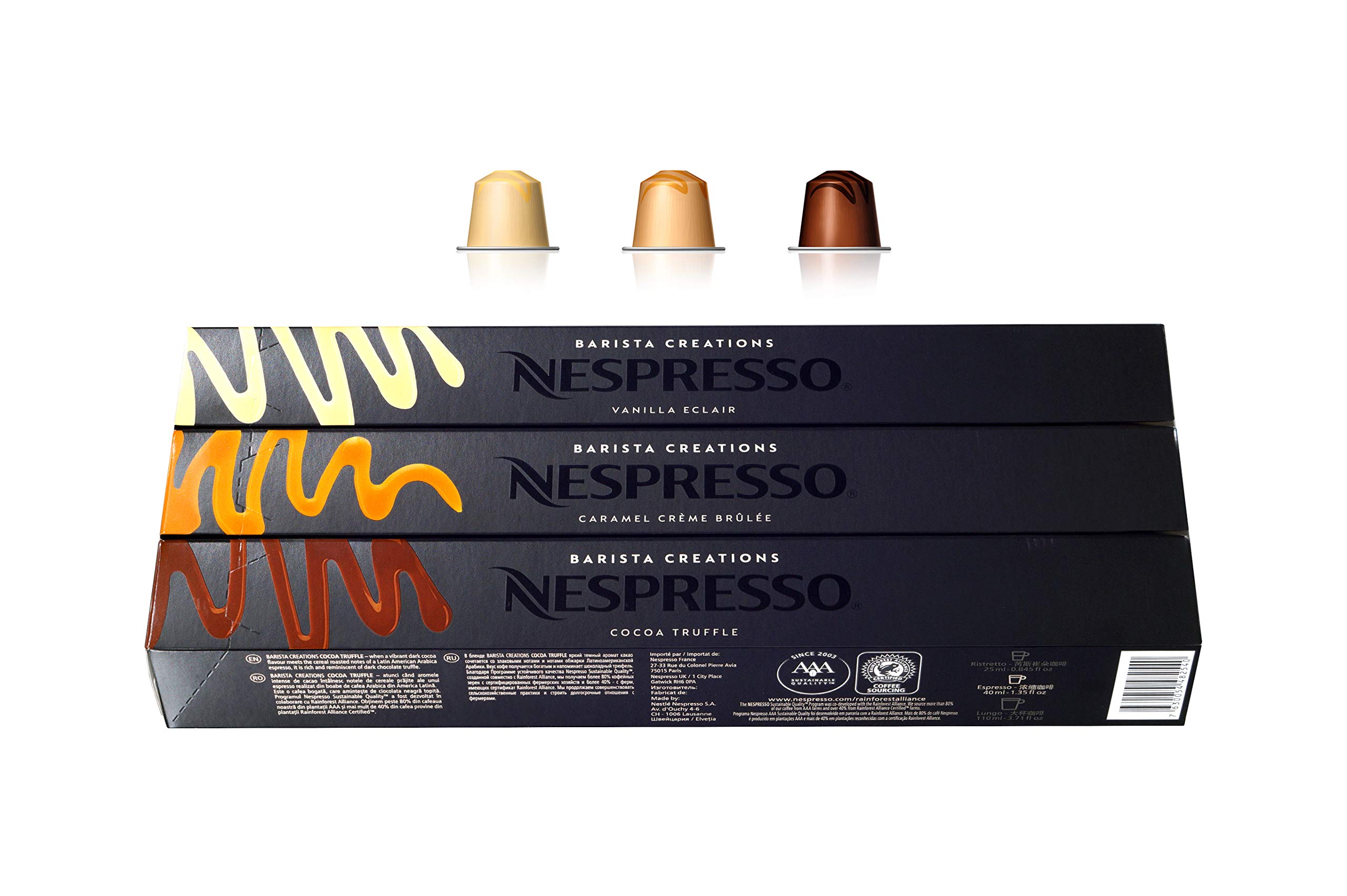 Nespresso OriginalLine: Barista Creations Pack, 30 Capsules