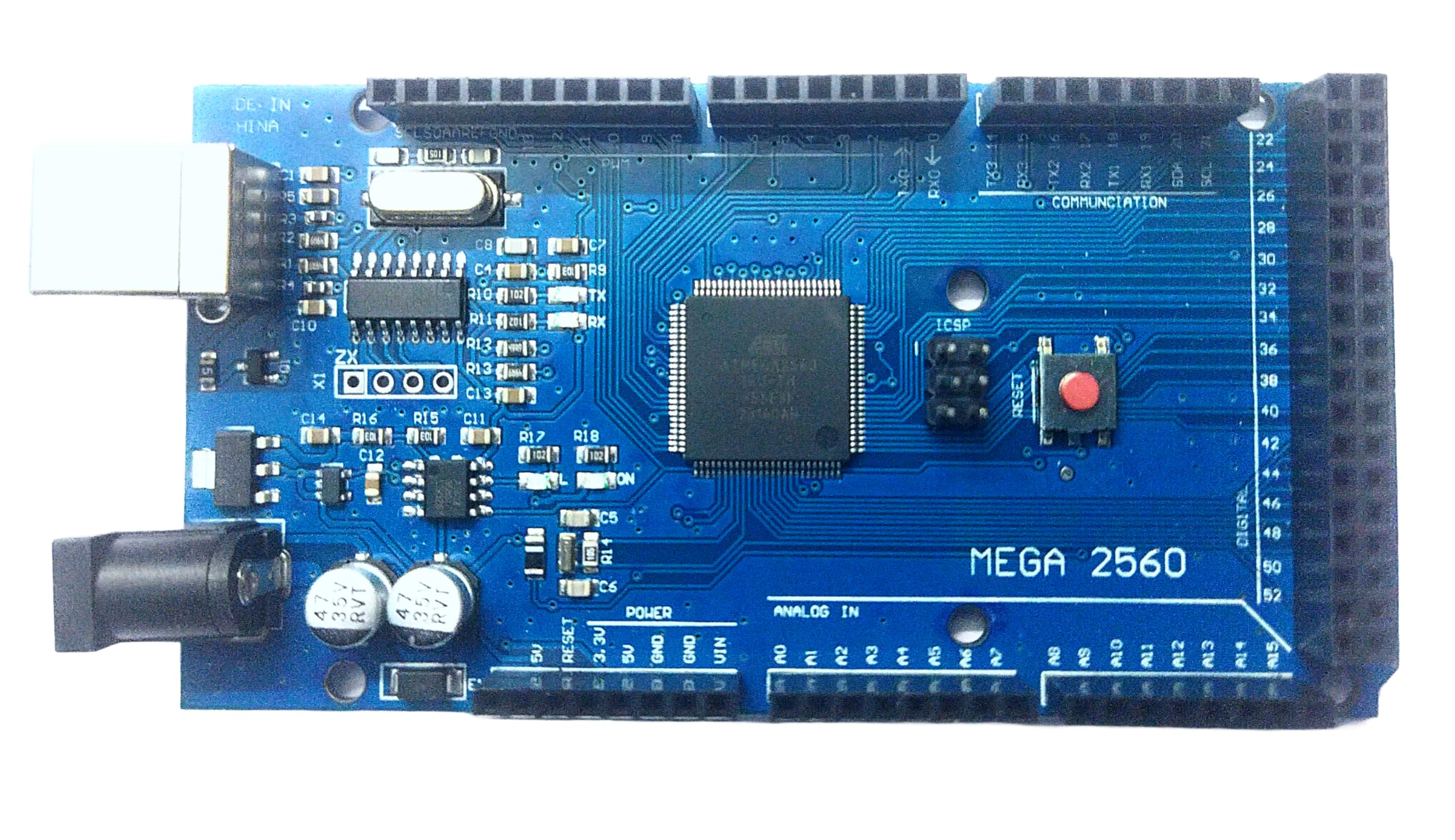 HIDDENWAVES Mega 2560 R3, CH340G Board with USB Cable, Compatible with IDE