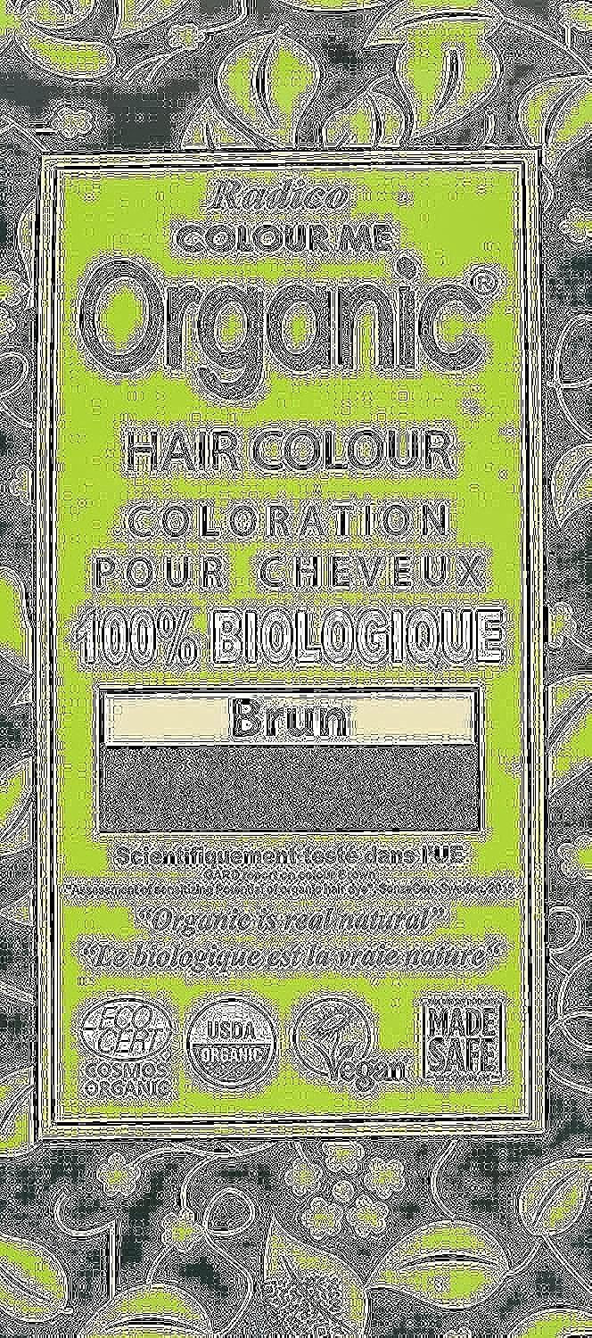 RadicoColor Me Organic 100% Natural Herbs Long Lasting Brown Hair Color 100g / 3.53 Oz.