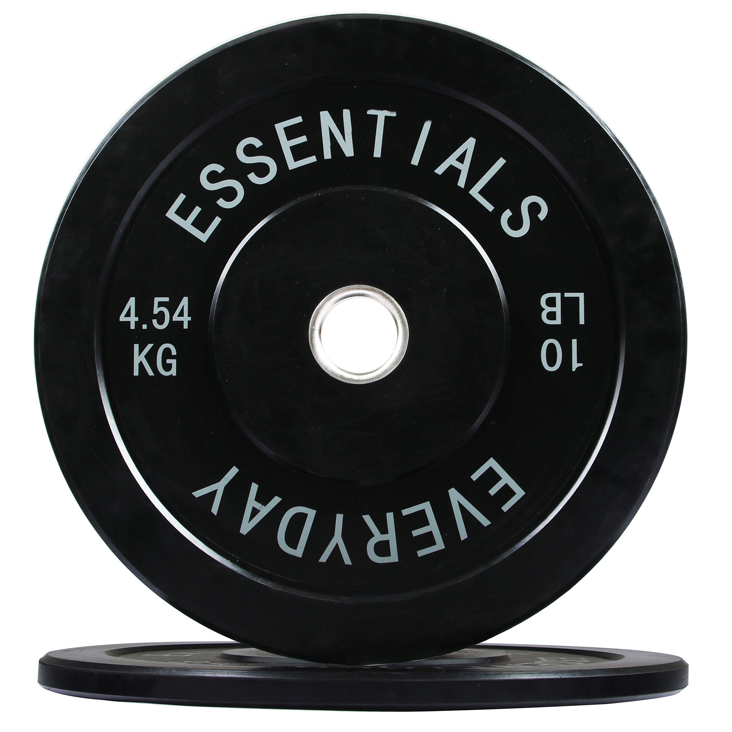 BalanceFrom Color Coded Olympic Bumper Plate Weight Plate with Steel Hub