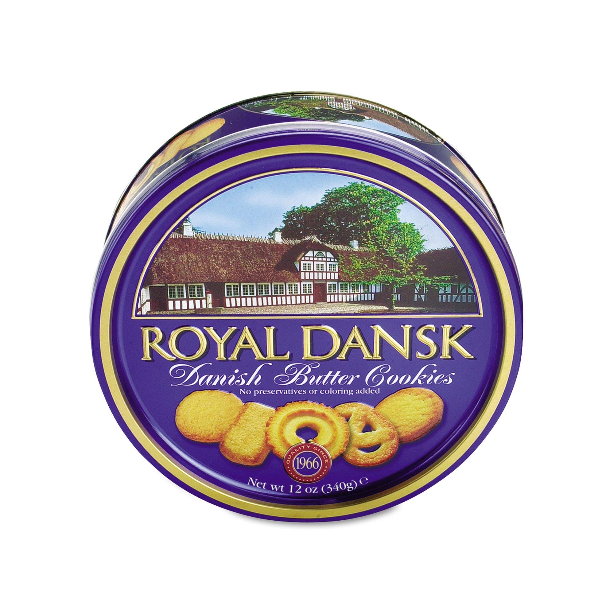 An Item of Royal Dansk Danish Butter Cookies - 12 oz. Tin - Pack of 1 - Bulk Disc