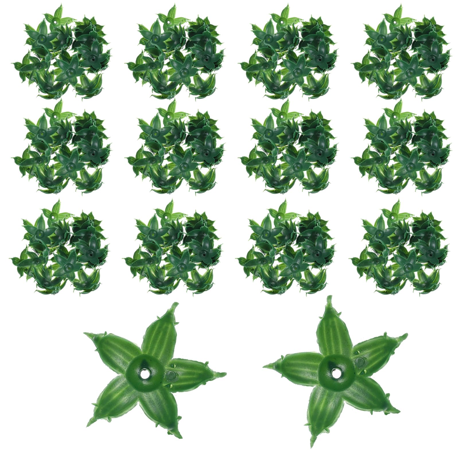 PATIKILPATIKIL Artificial Flowers Calyxes, 30Pack Fake Leaves Sepals Petal Greenery Leaves Bulk for DIY Wedding Bouquets Garland Centerpieces Party Decorations, Green