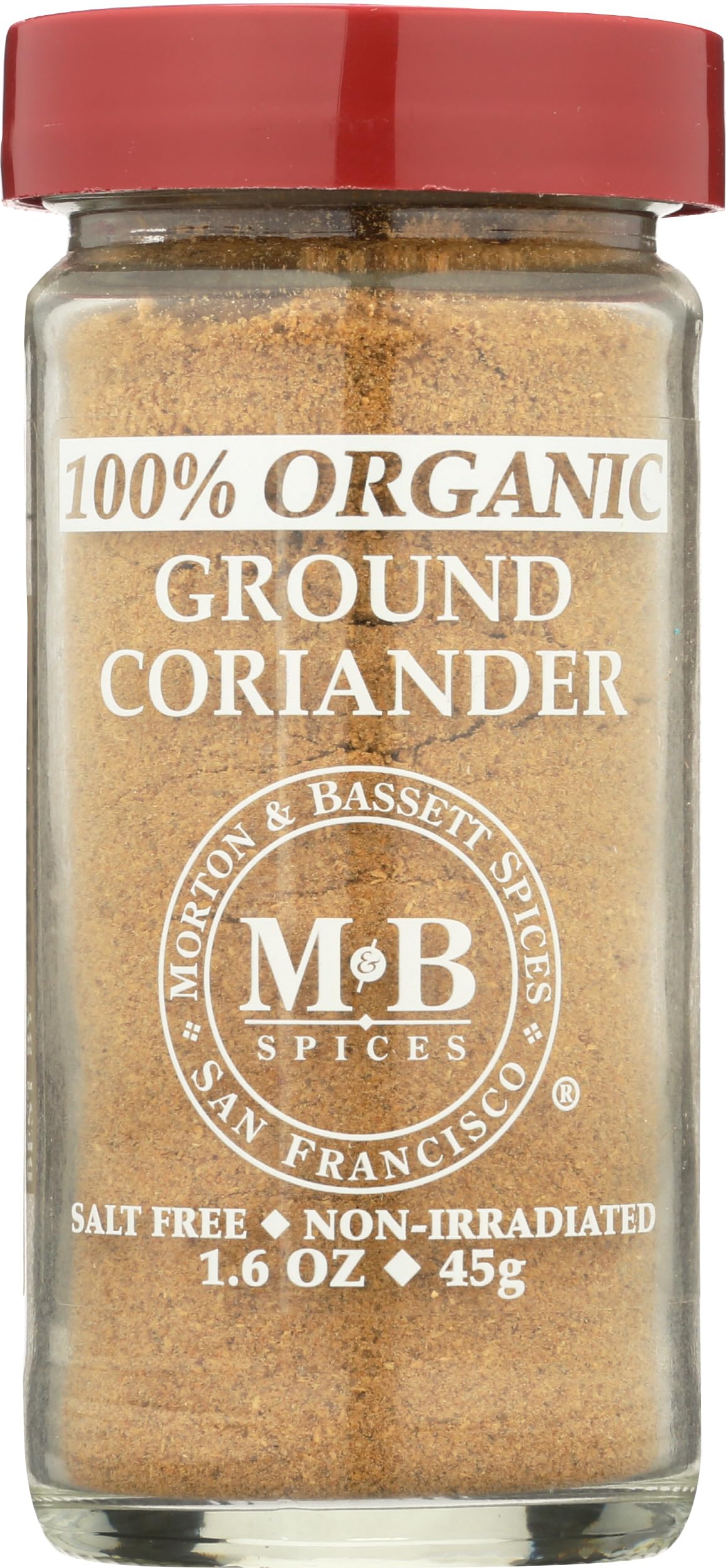 MORTON & BASSETT CORIANDER GROUND ORG 1.6 OZ