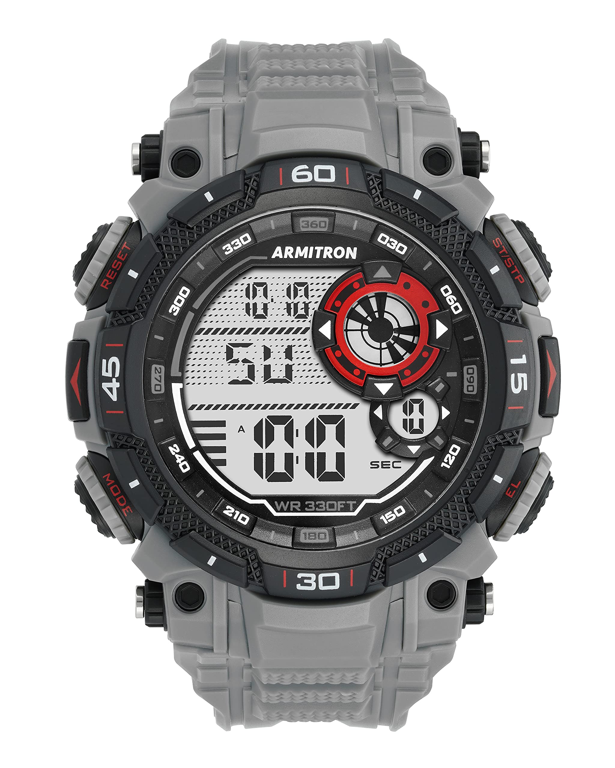 Men's 40/8397YLW Digital Chronograph Strap Watch