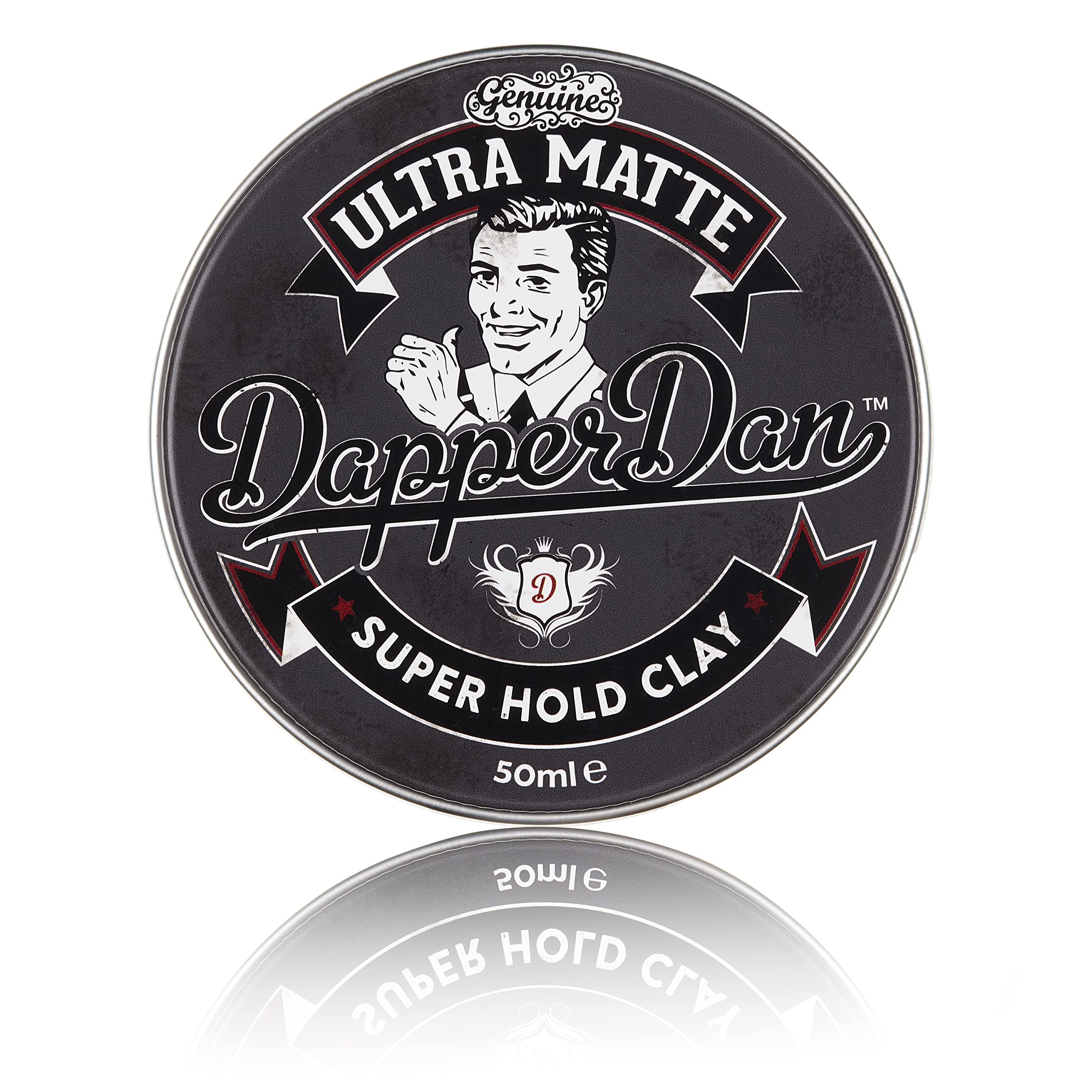 Dapper Dan Super Hold Ultra Matt Clay 100ml, clear