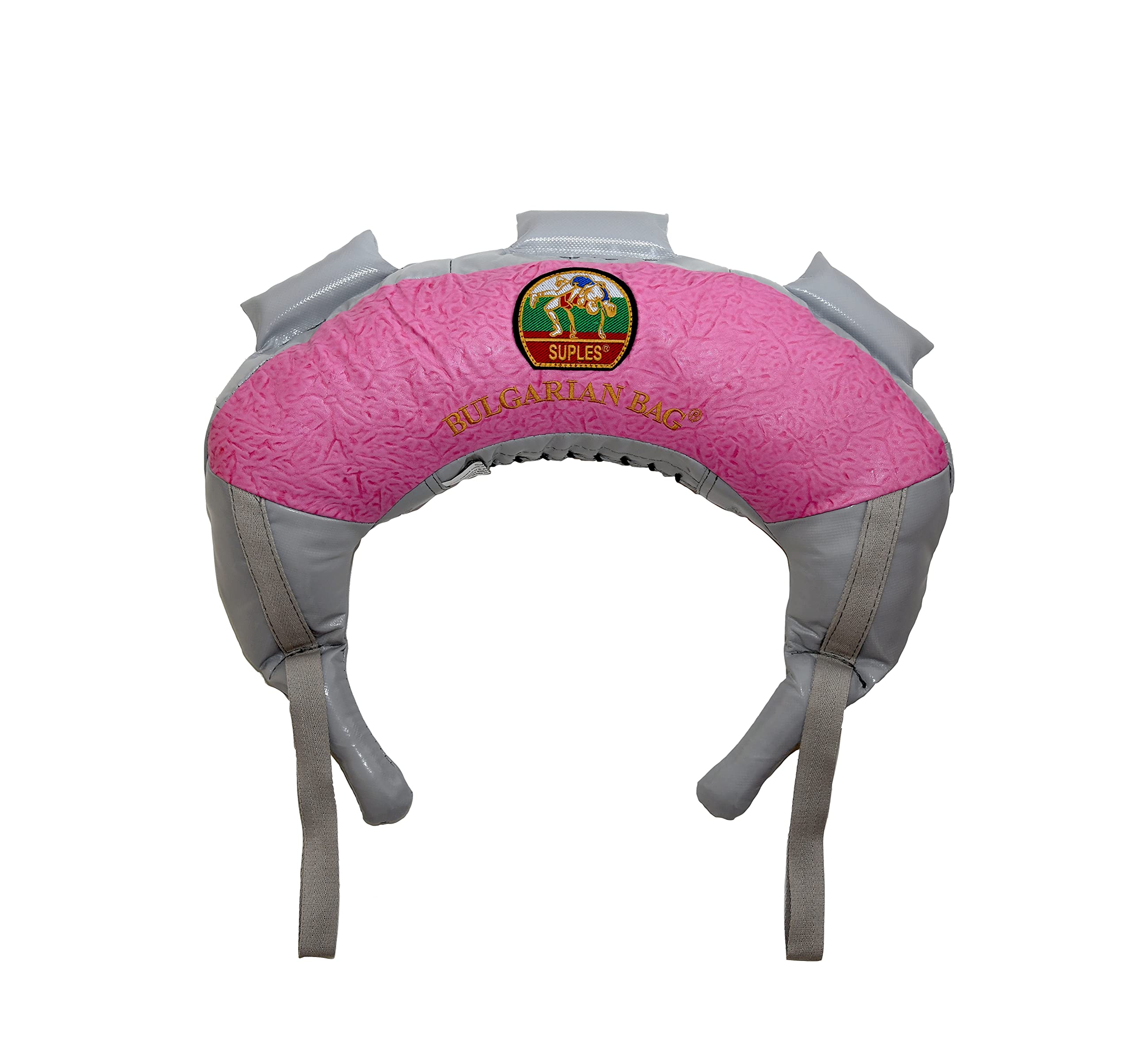 Suples Bulgarian Bag®-Model Original, Pink Vinyl, Made, Including The Instructional Video from The Inventor Coach Ivan Ivanov (Wrestling, Fitness, Crossfit)