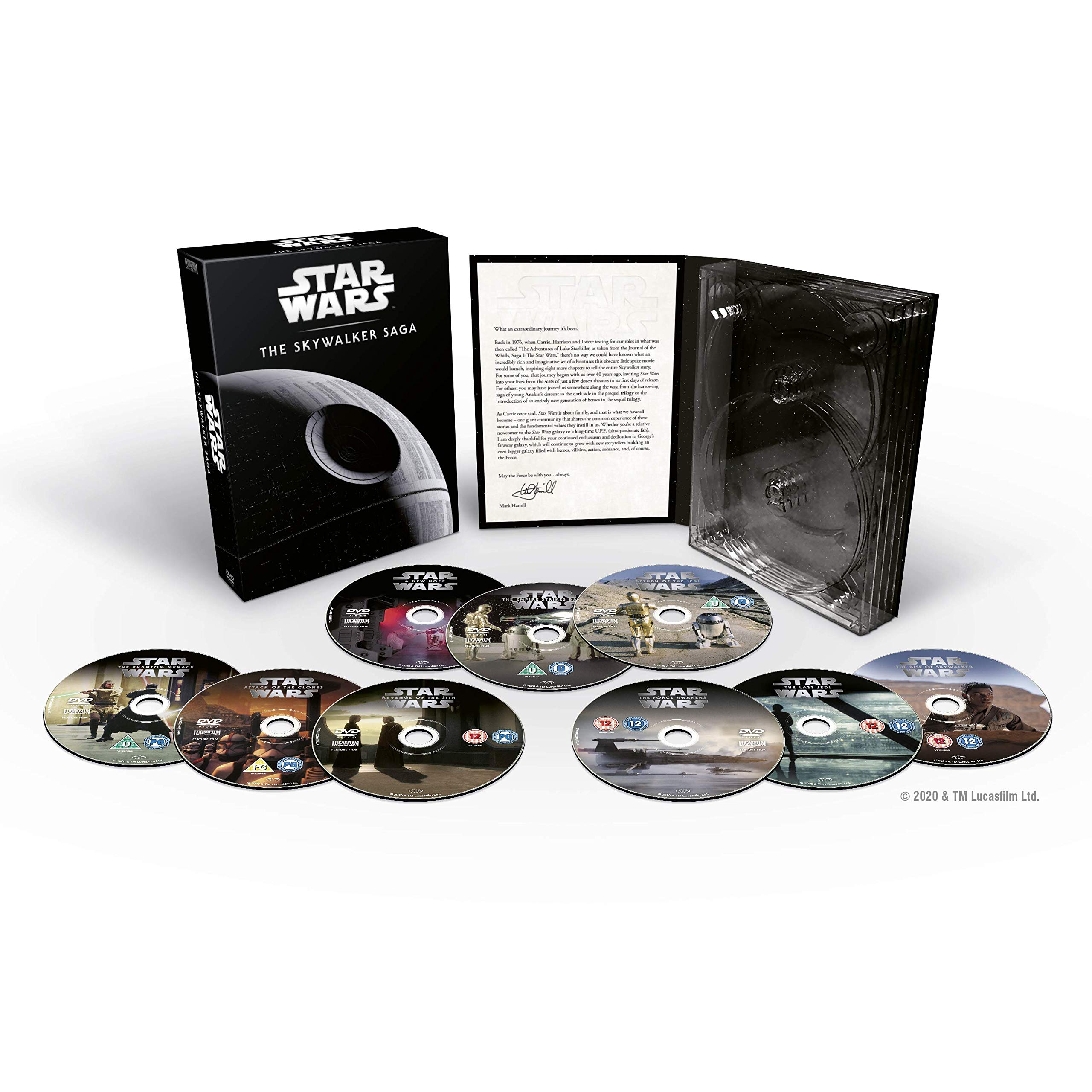 Star Wars: The Skywalker Saga Complete Boxset DVD [2019]