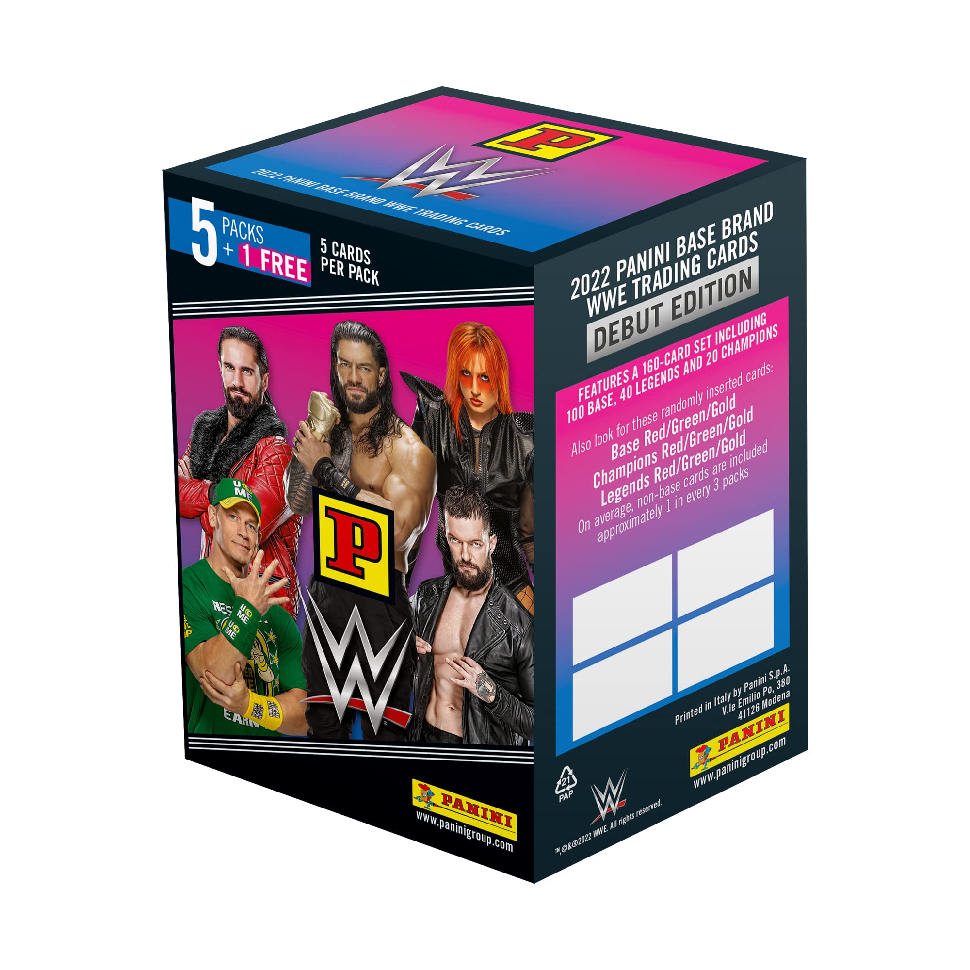 Panini WWE 2022 Debut Edition Trading Card Collection Blaster Box