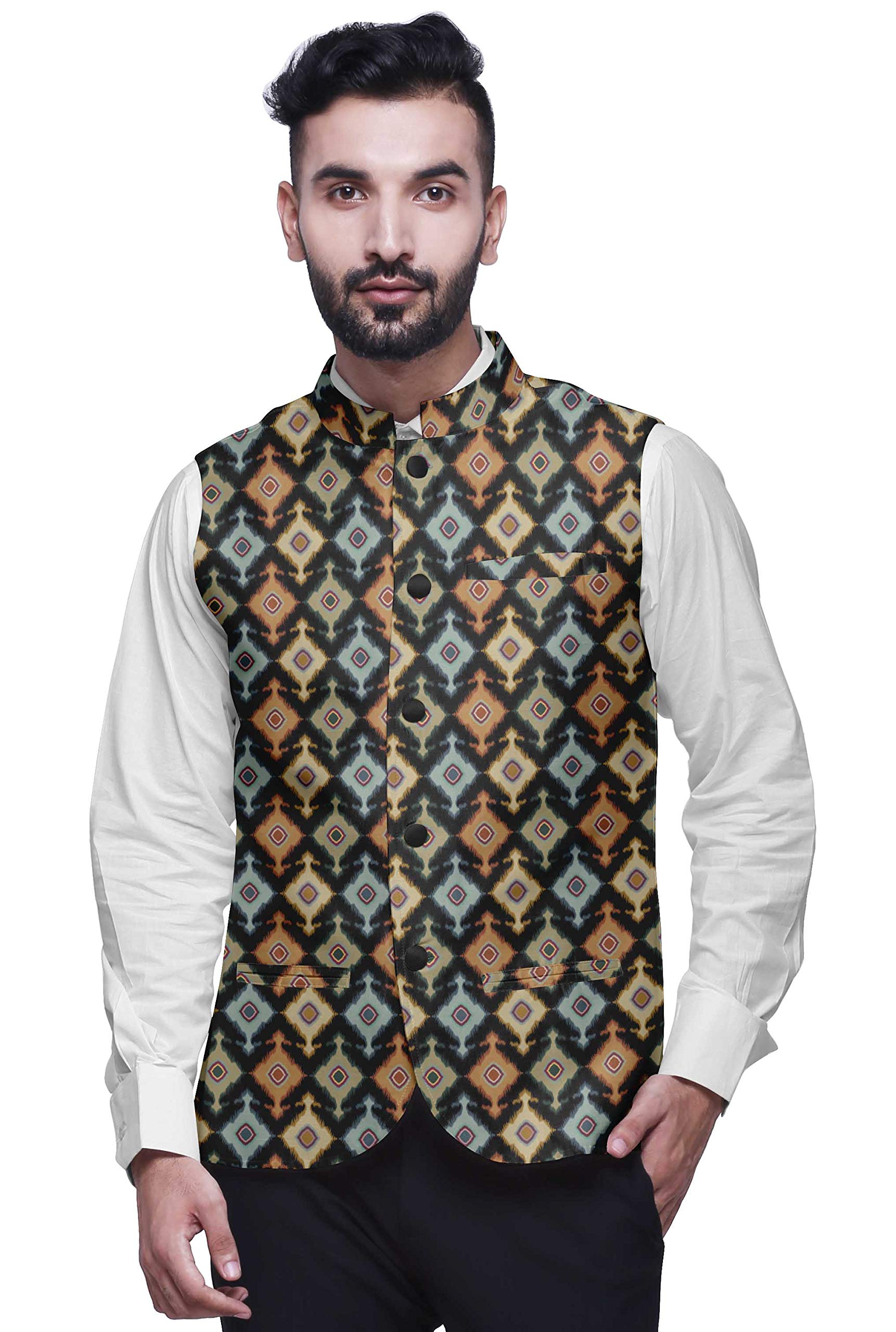 Atasi Nehru Jacket Mens Bandhgala Ethnic Jacket Party Wear Wedding Clothing