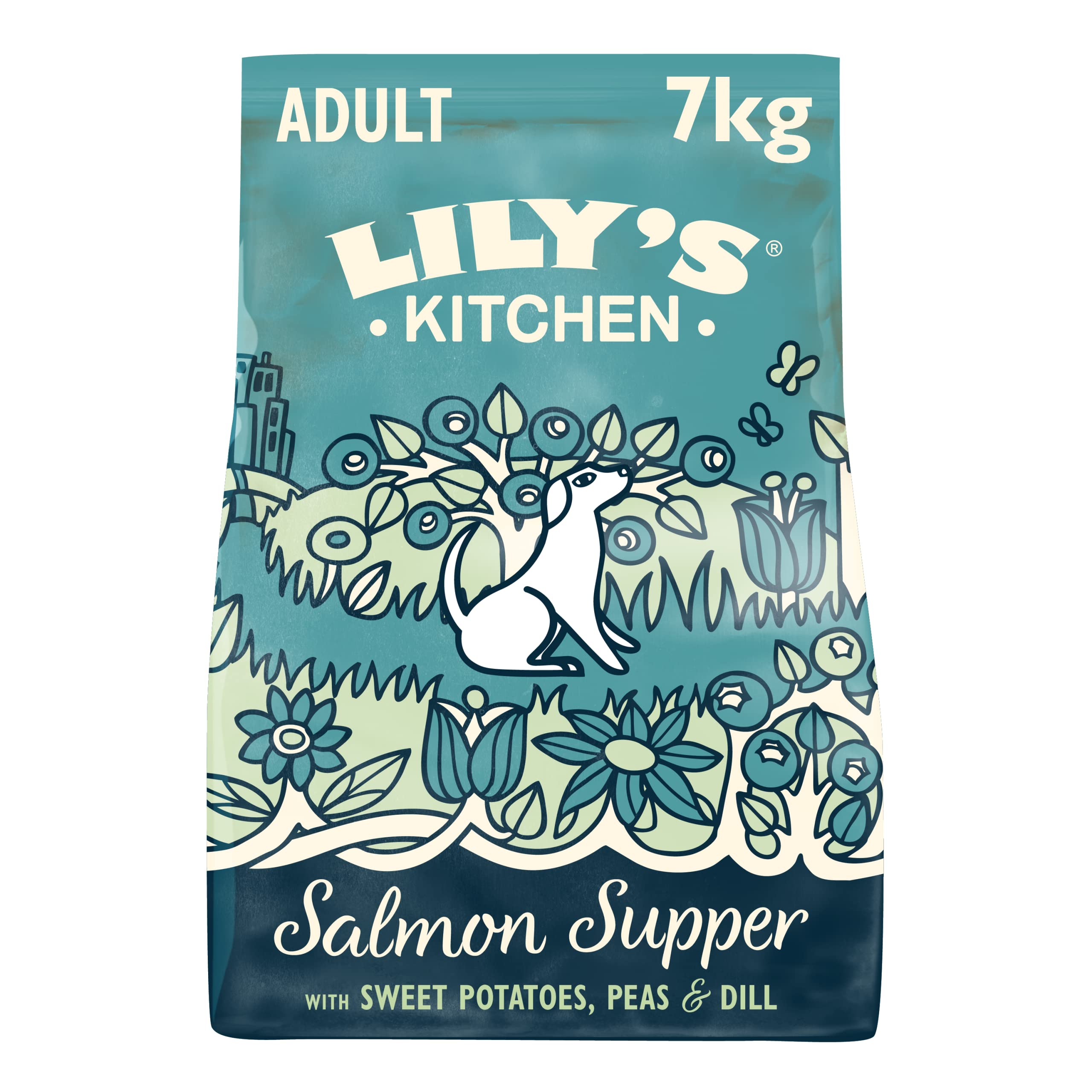 LILY'S KITCHEN Salmon Supper Adult Dog Dry Food - 7KG