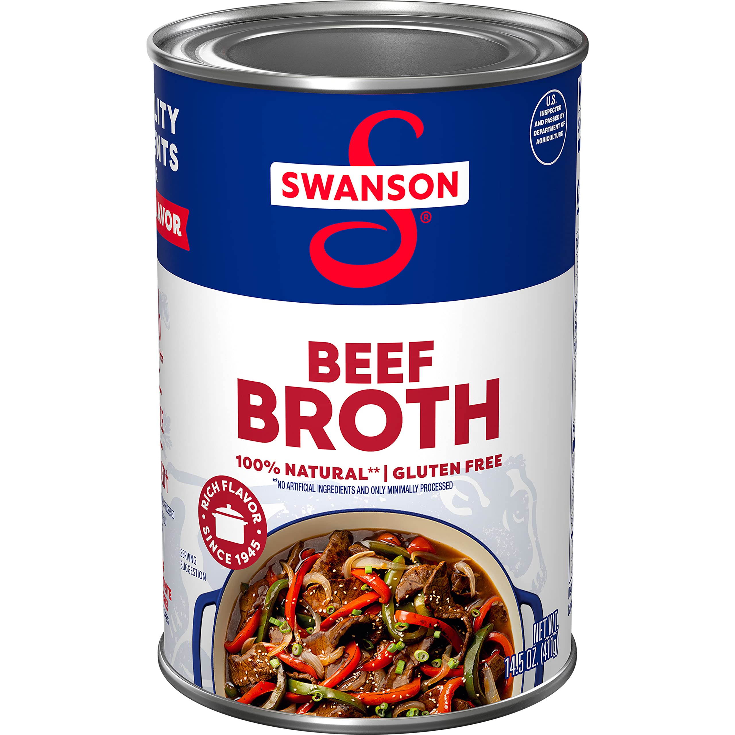 Swanson Clear Beef Broth, 14.5 oz. Can