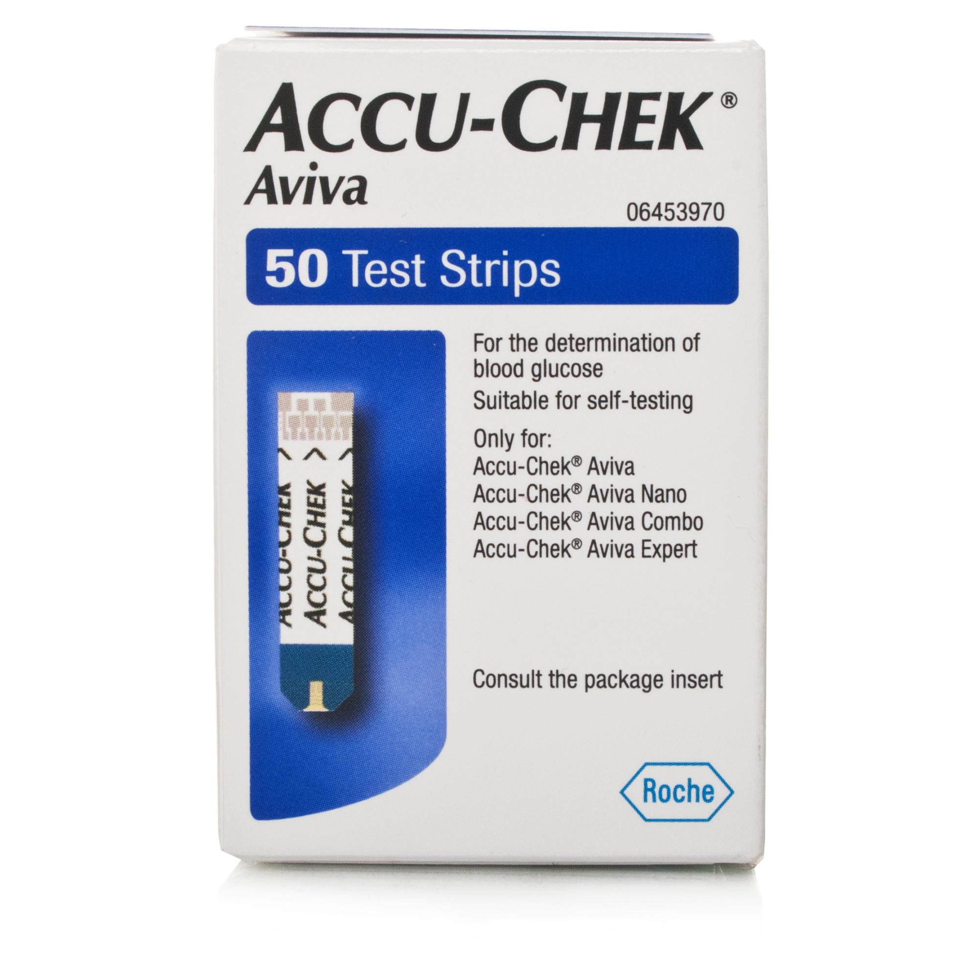 BLOOD GLUCOSE TEST STRIP ACCU-CHEK AVIVA 50 U