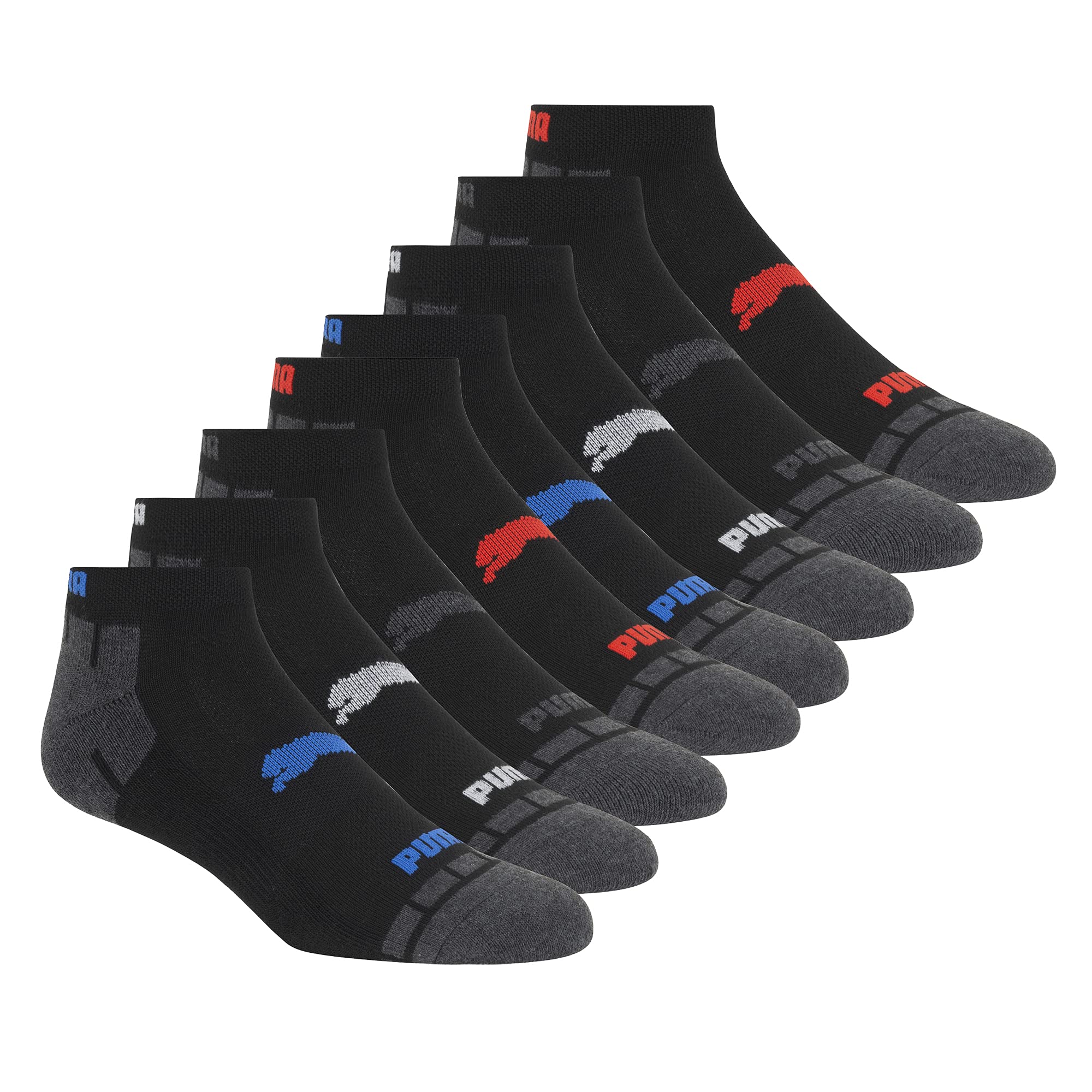 PUMA Men's 8 Pack Low Cut Socks