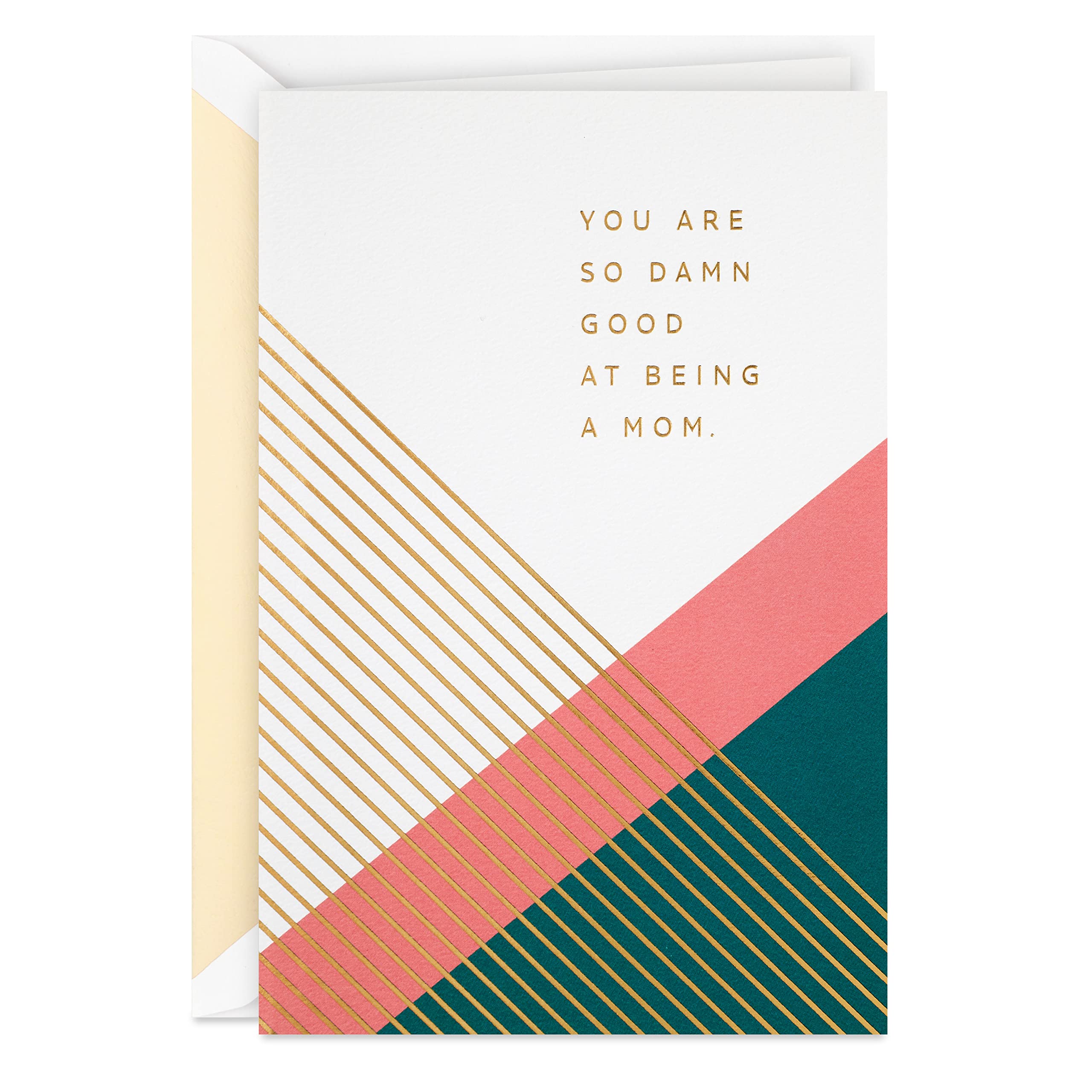 Hallmark Signature Mothers Day Card or Birthday Card for Mom (Good at Being a Mom)