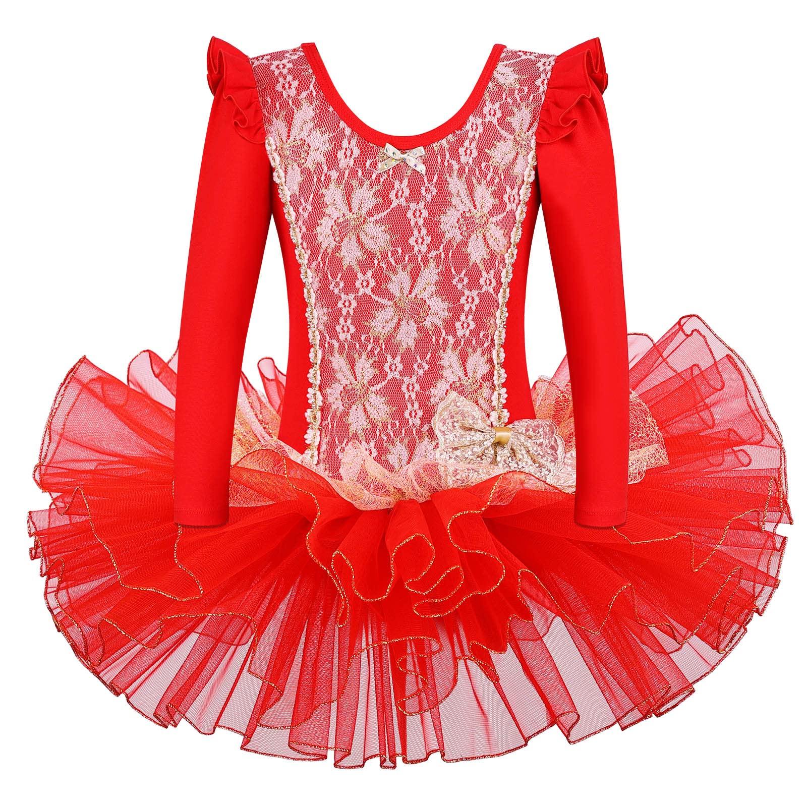 ZNYUNEToddler Girls Full Skirted Leotard Tulle Ballet Dance Tutu Dress