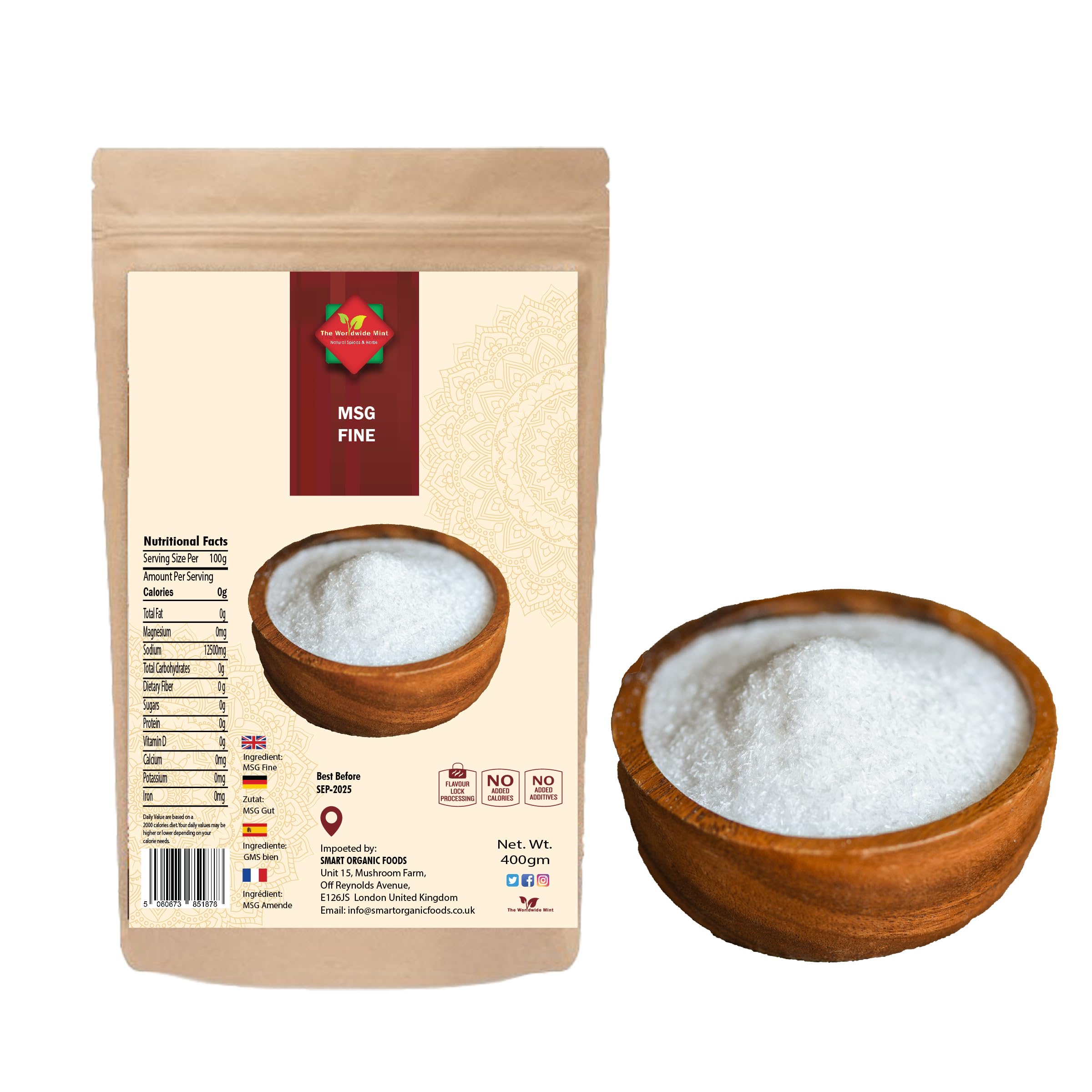 MSG Fine (400G/14.11 oz)| Monosodium Glutamate | Ajinomoto | Umami Seasoning | Premium Quality | Authentic | No Additives