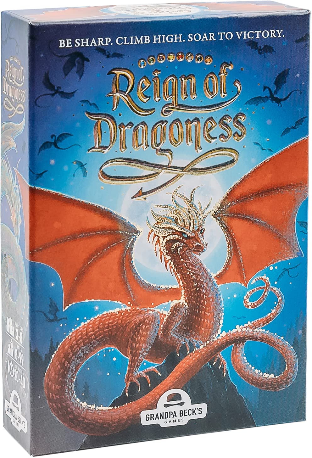 Reign of Dragoness - A Strategic Hand Elimination Card Game from The Creators of Cover ets and Skull King | 3-8 Players 8+