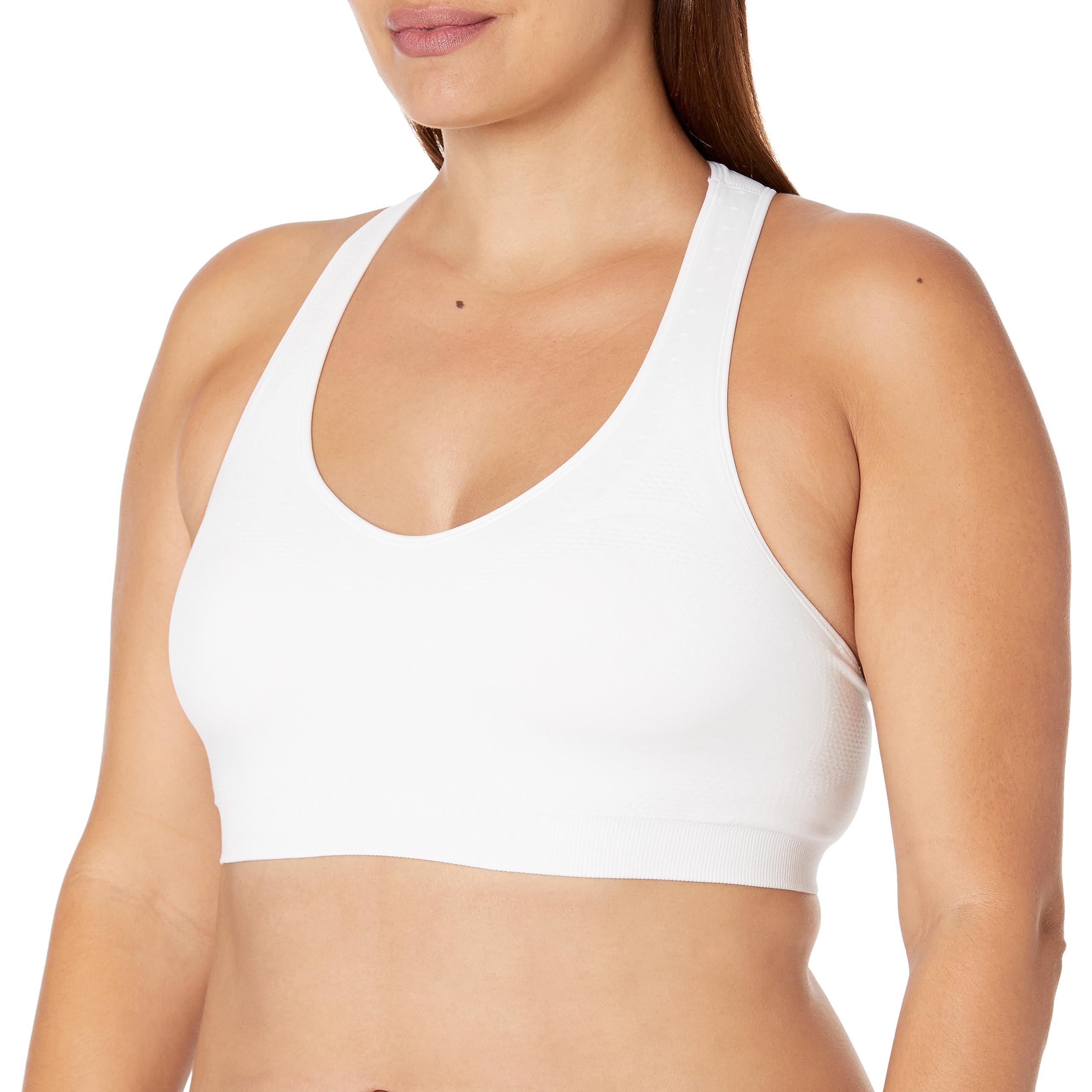 Hanes Women's Sport Seamless Racerback Sports Bra