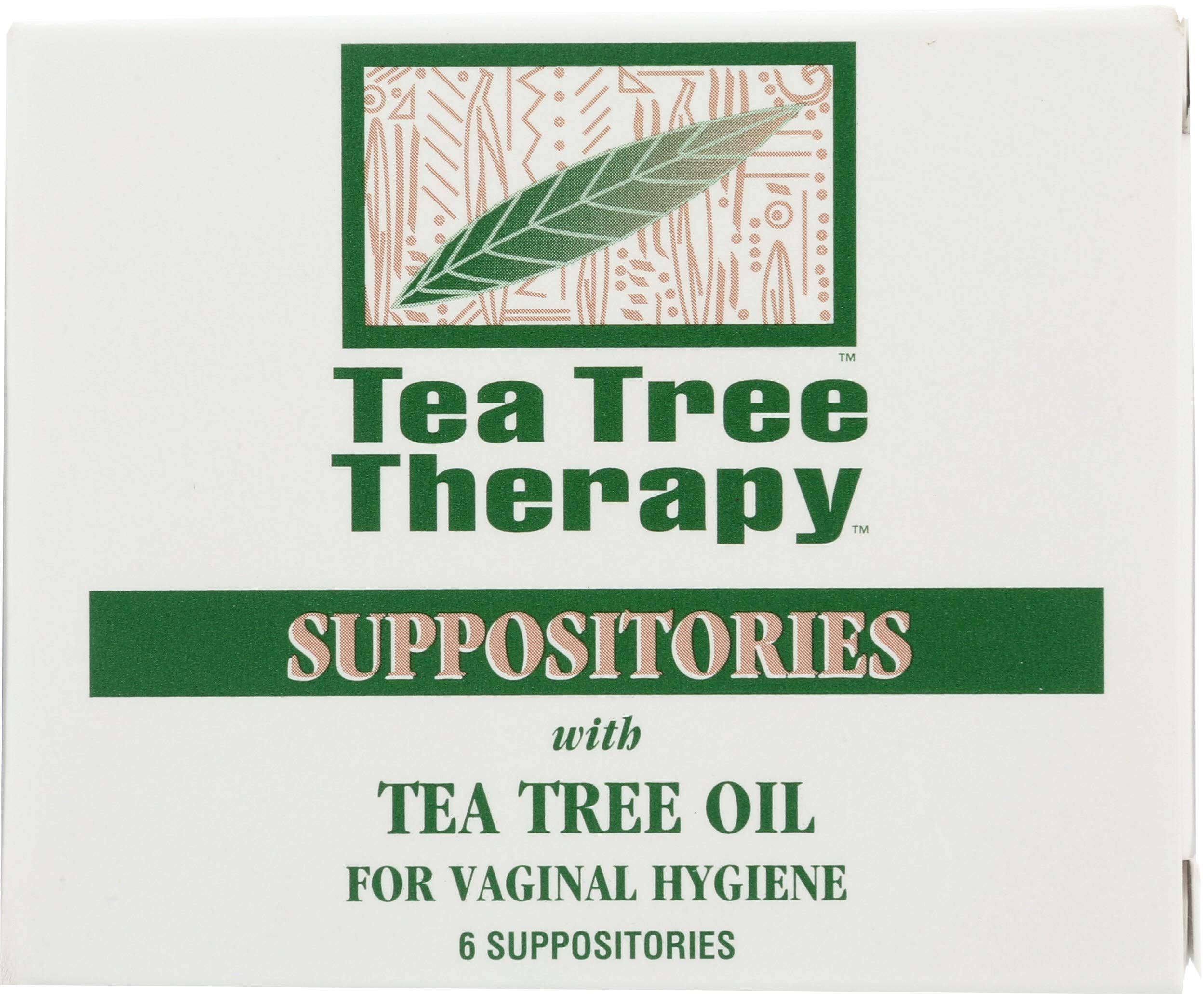 Tea Tree Therapy Vaginal Suppositories with Oil 6 Count