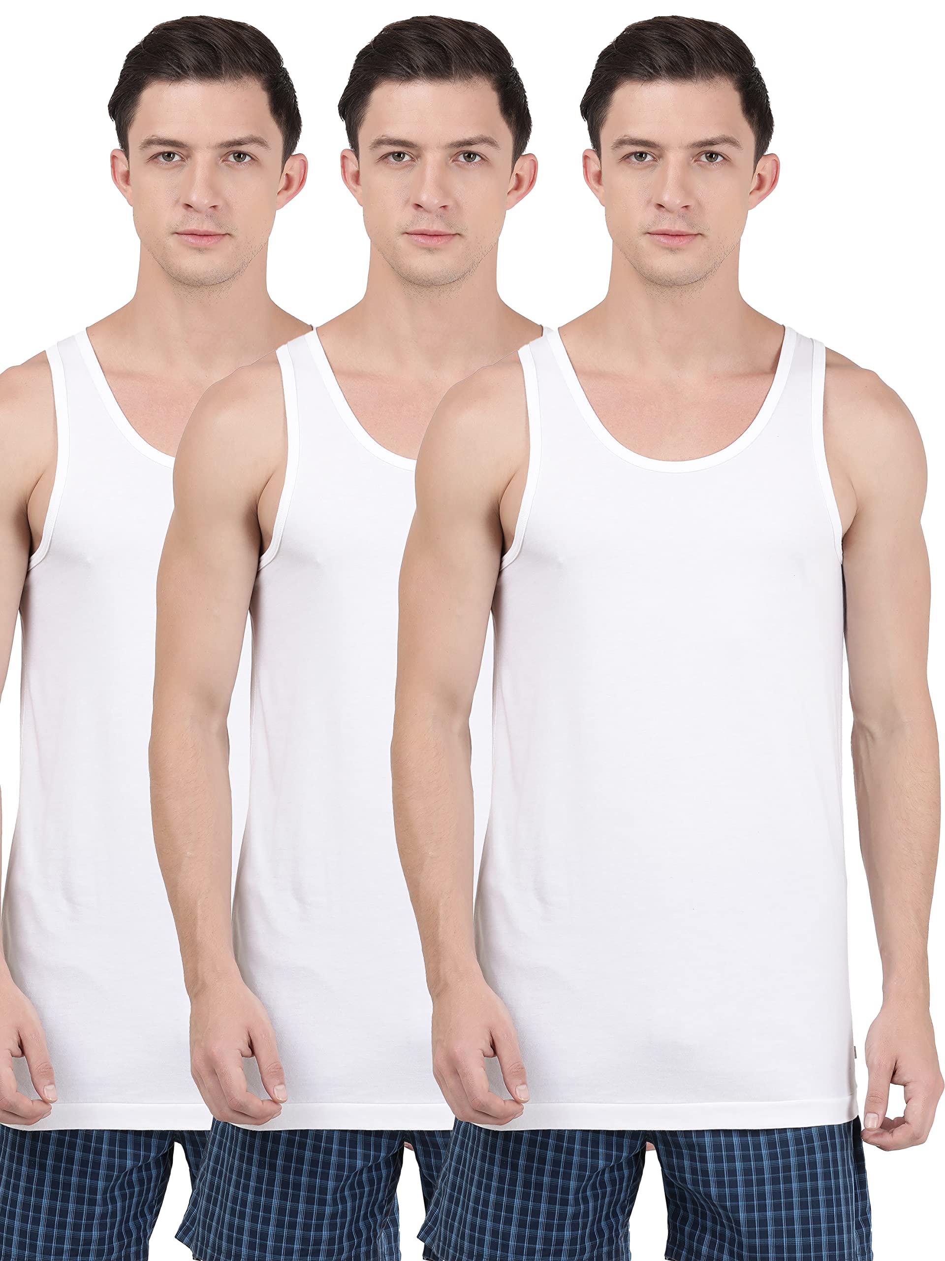 JockeyMen Pack of 3 Vests Vest (pack of 3)