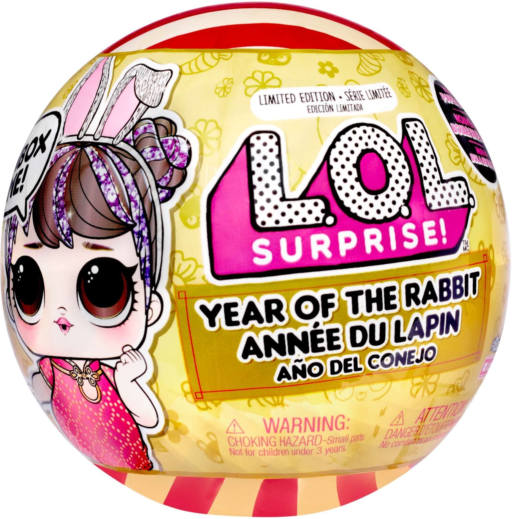 L.O.L. Surprise!Year of The Rabbit Doll Good Luck Sweetie- with Collectible Doll, 7 Surprises, Limited Edition Doll, Accessories, Pet, Lunar New Year Theme- Great Gift for Girls Age 4+