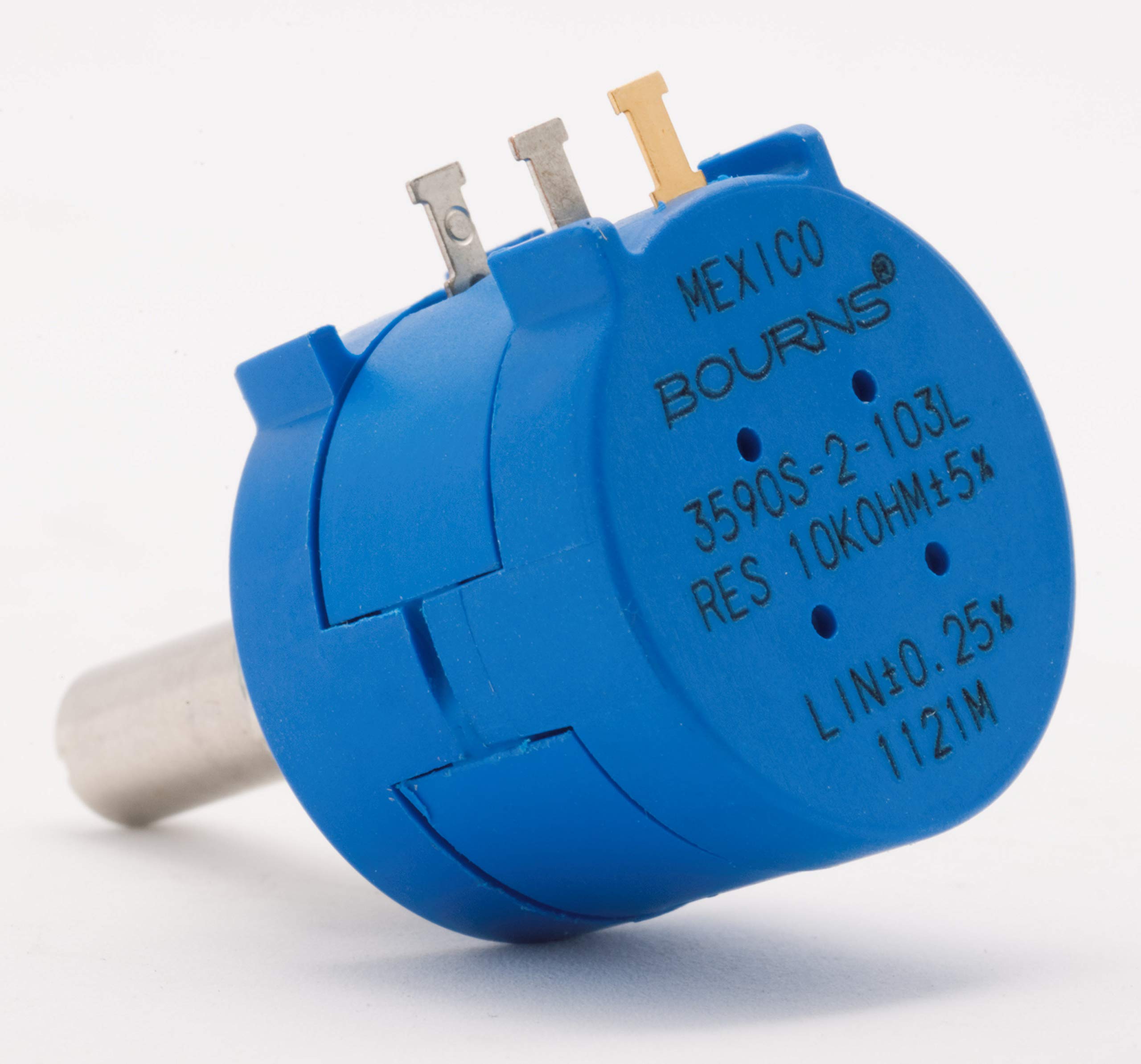 BOURNS 3590S-1-103L Rotary Potentiometer, Wirewound, 10 kohm, 2 W, ± 5%, 3590S Series, 10 Turns, Linear