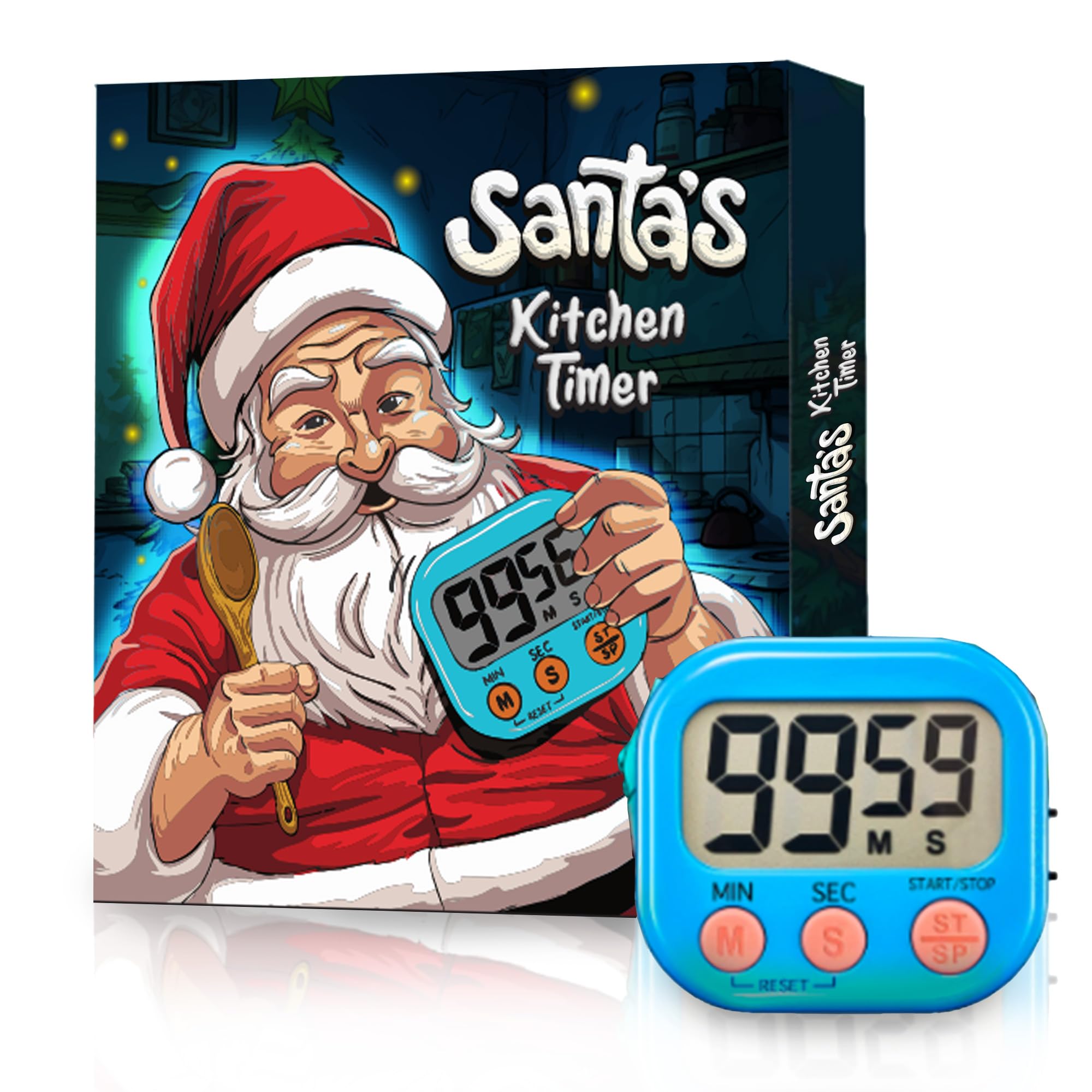 Kitchen Timer for Kids Stocking Stuffers for Adults Women Gifts for Men Dad Gifts White Elephant Gifts Christmas Dads Womens Mens Teens Funny Ideas Santa Cool Dad Her Him Boyfriend Who Have Everything