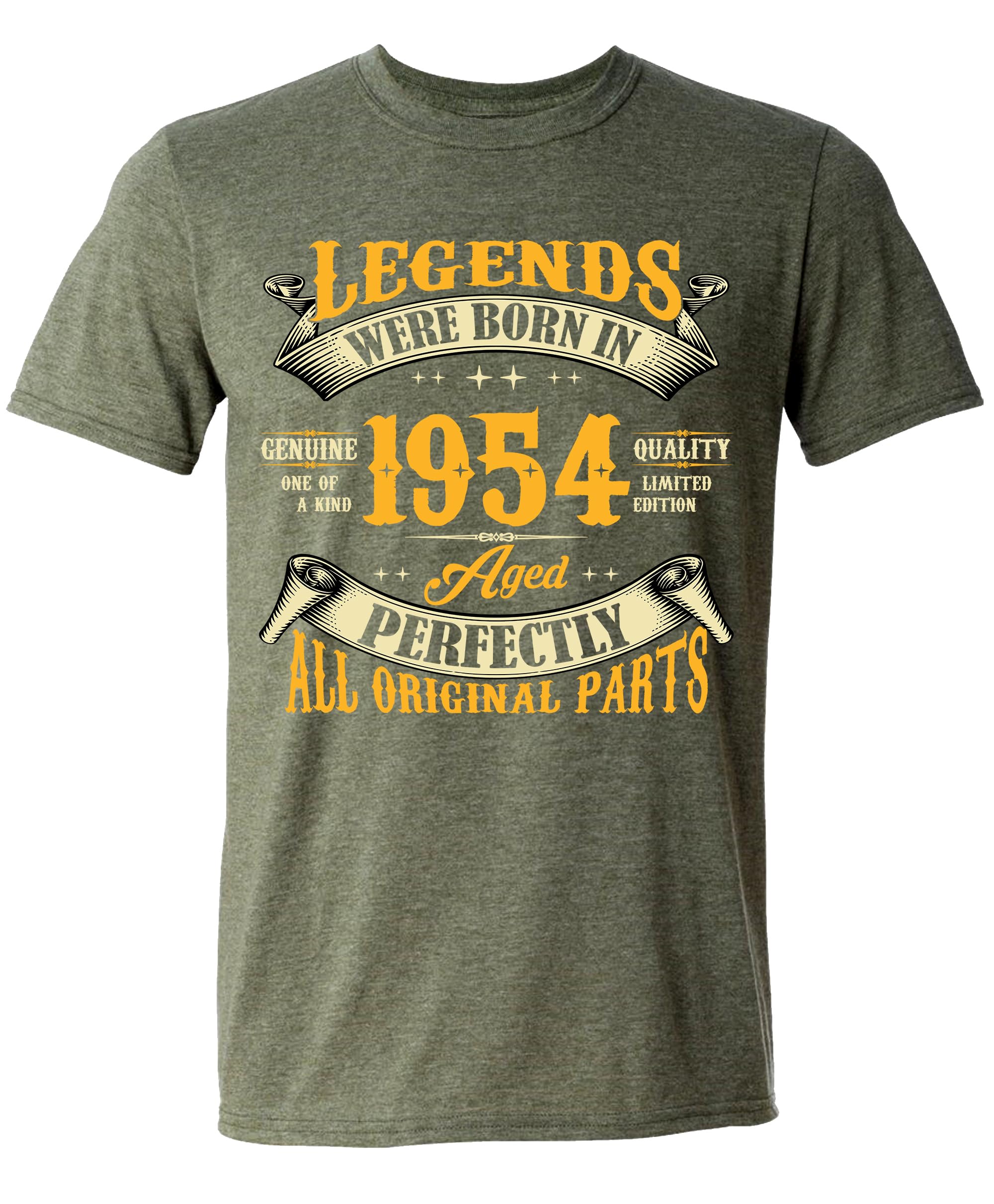 Sweet Gisele70th Birthday Shirt for Men, Legends were Born in 1954, Vintage 70 Years Old T-Shirt