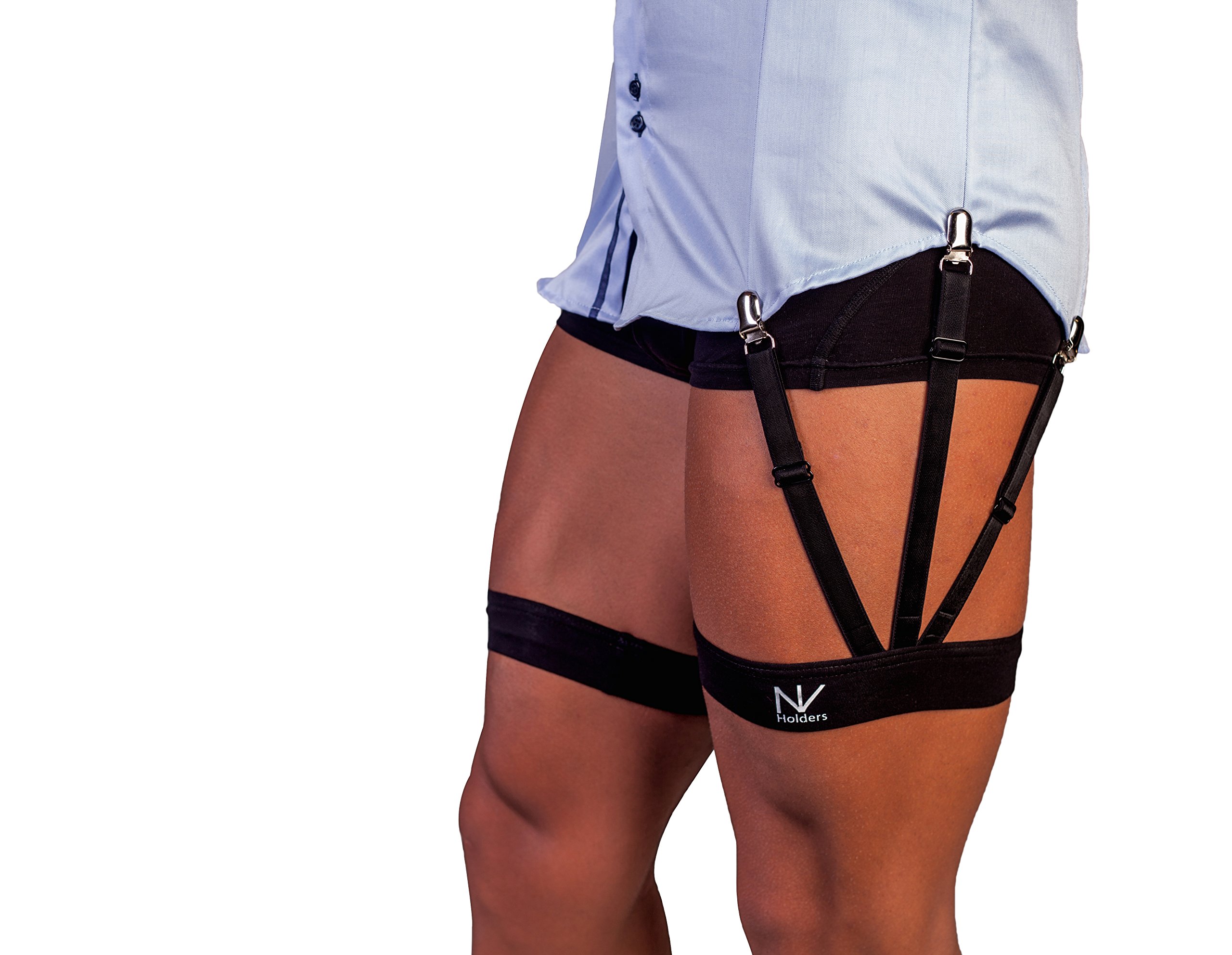 NV Holders: S-Holder - premium shirt stays, shirt holders, shirt garters, shirt tuckers for men