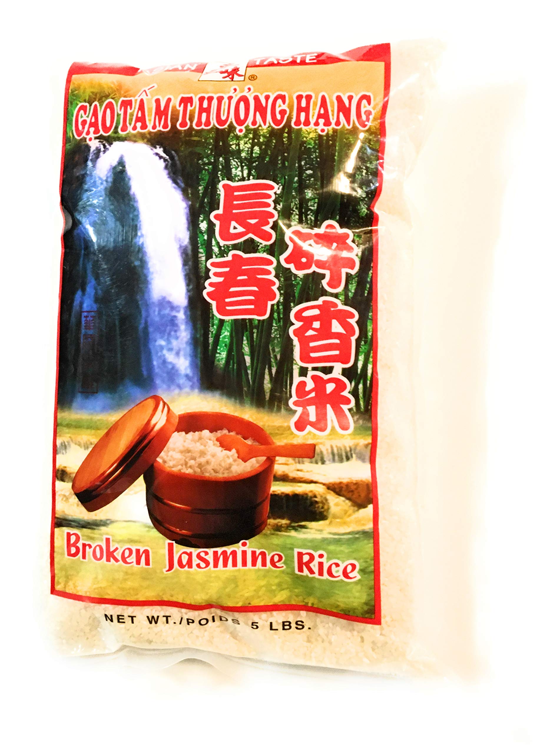 Asian Taste Broken Jasmine Rice 5 Lbs(2 Pack)