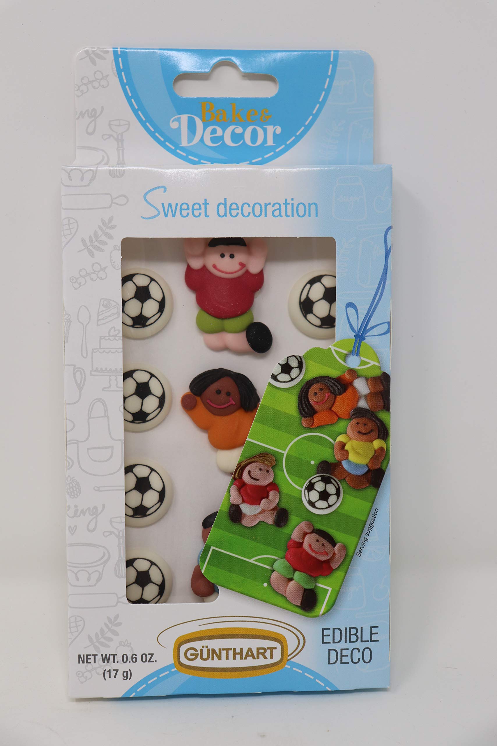 Guenthart Edible Soccer Players and Soccer Balls Bake and Decoration