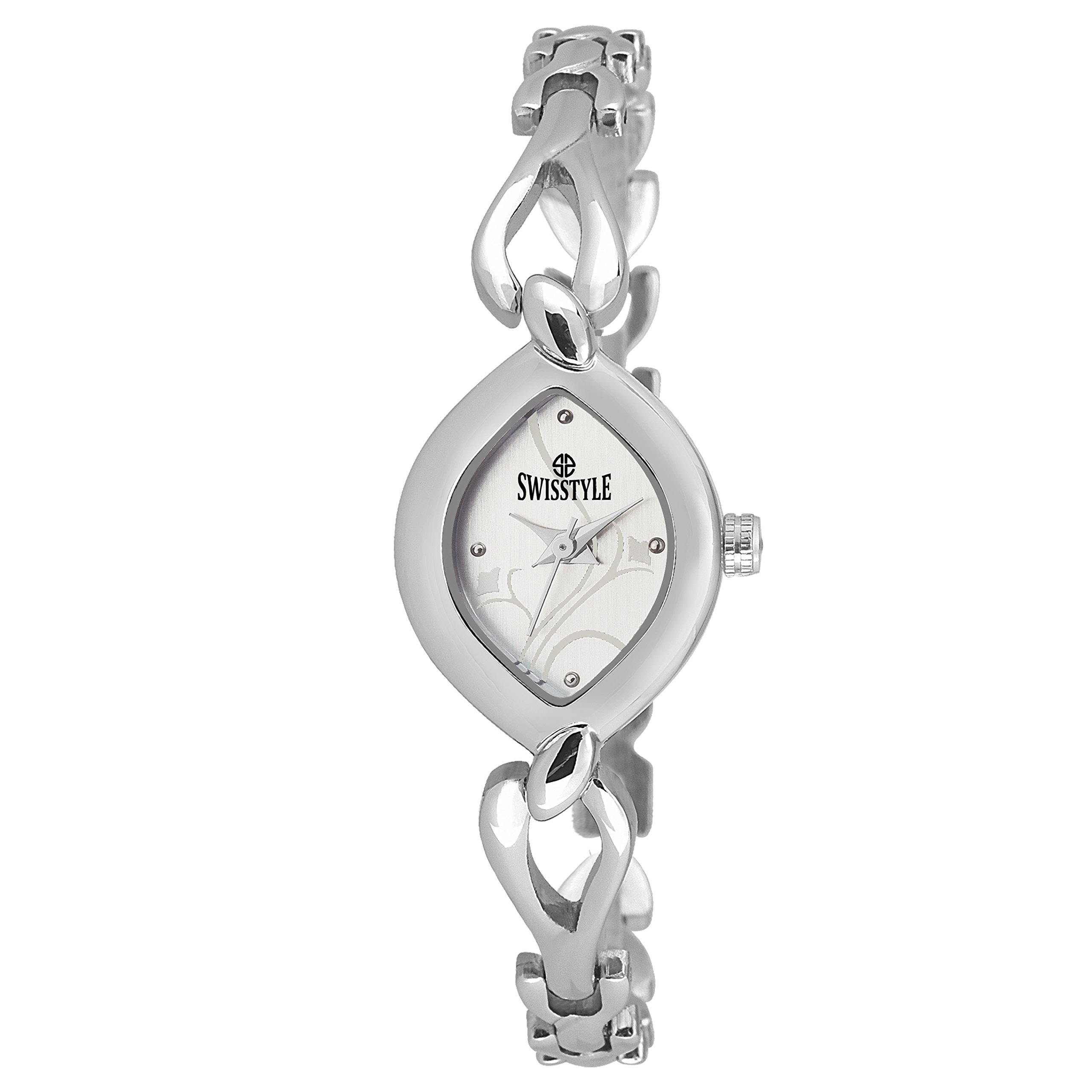 Swisstyle Anolog White Dial Women's Watch-SS-LR300-WHT-CH