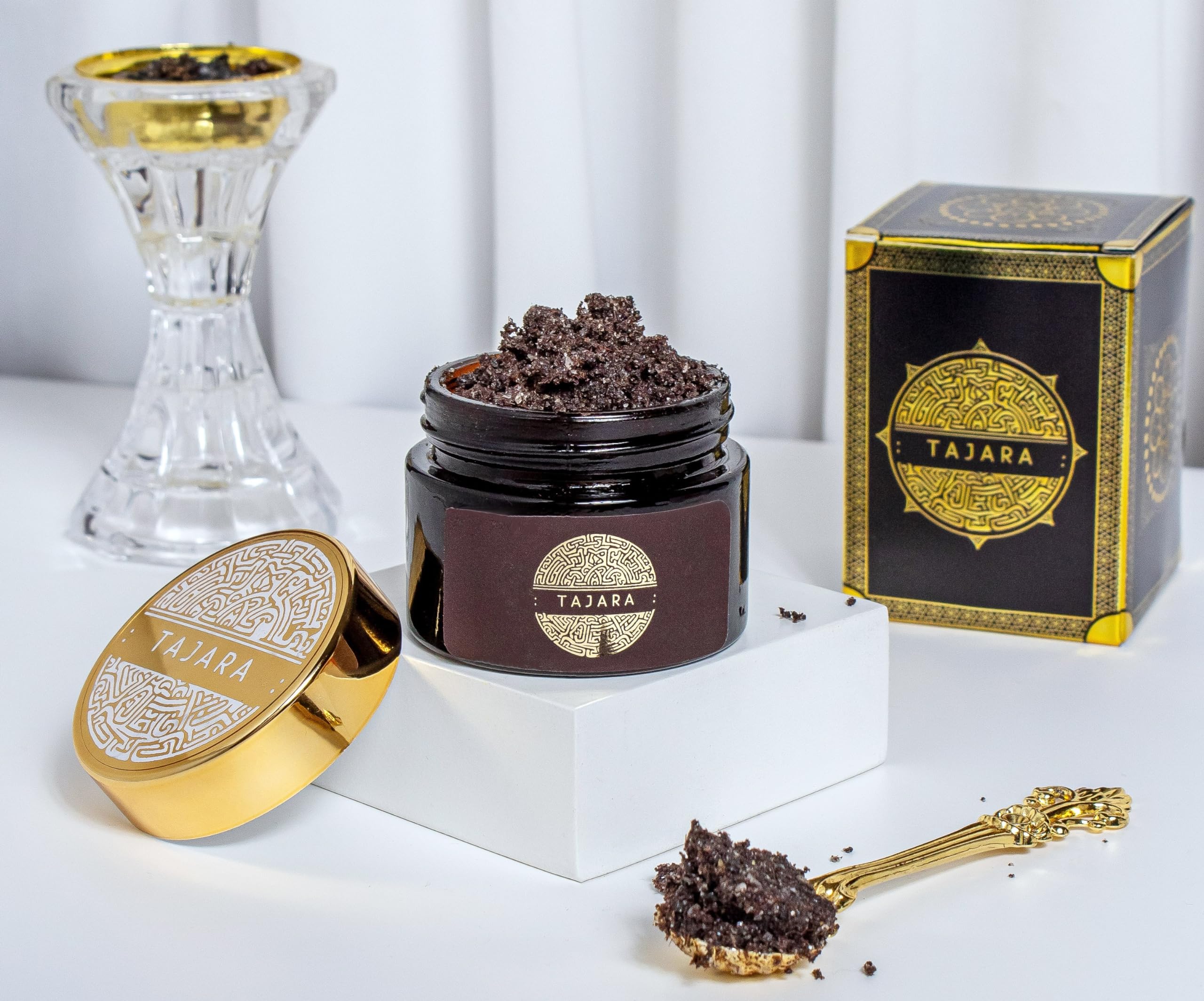 Tajara Oud Bakhoor [Bakhoor Al-Najm] | 1 jar X 40 Grams | Arabic Bakhoor Incense | Luxury Soothing Fragrance | Deep Oud Blend | Perfect for Prayer Time | to Meditate & Relax