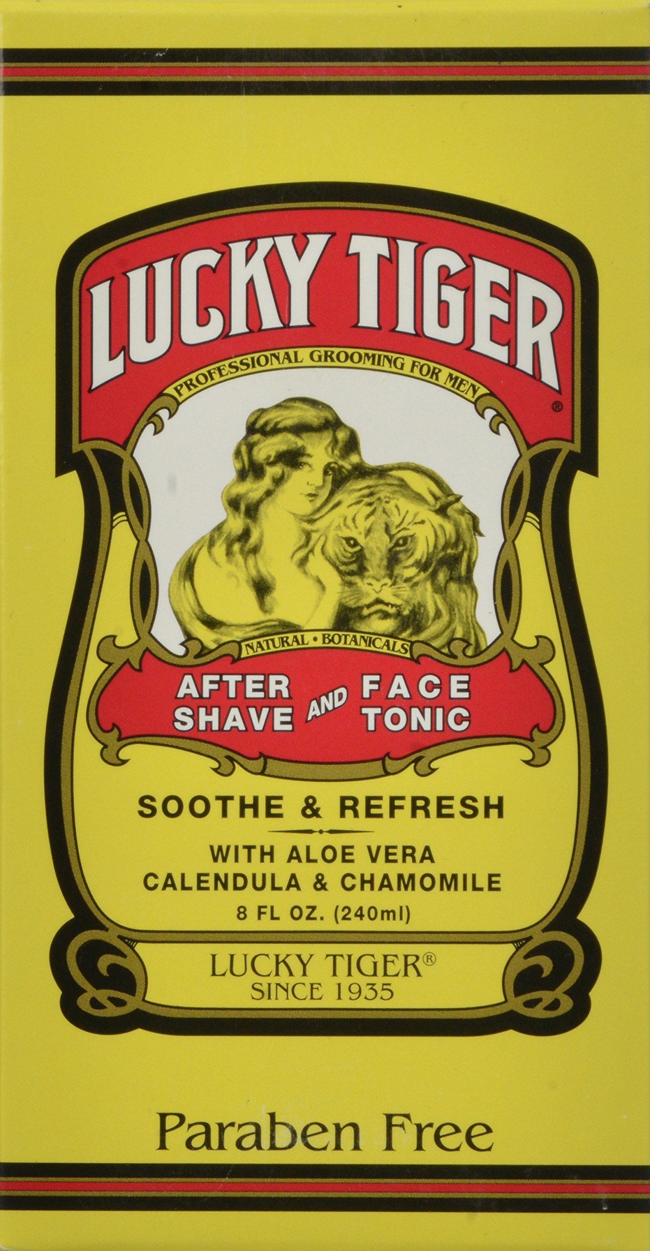 LUCKY TIGERAfter Shave and Face Tonic, 8 Ounce